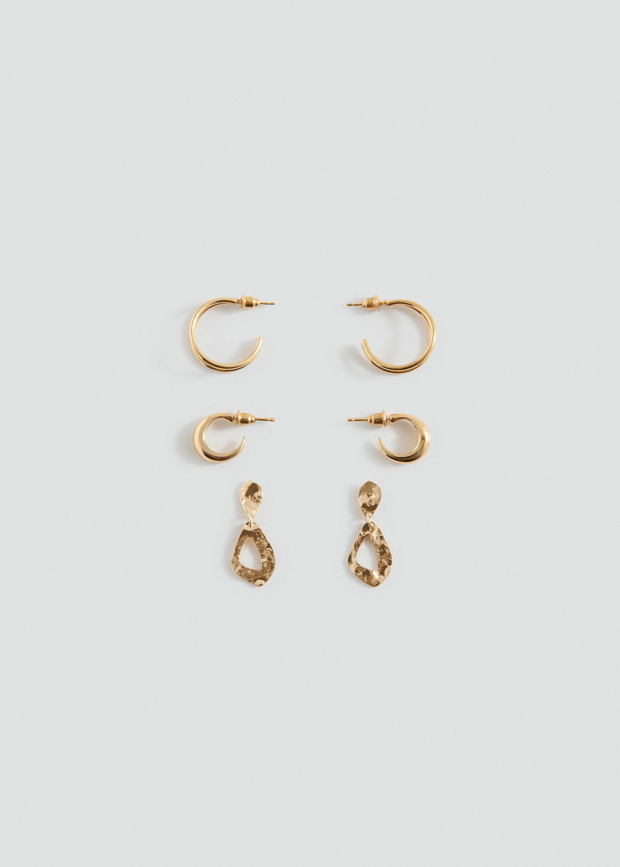 Pack of 3 combined earrings - Article without model