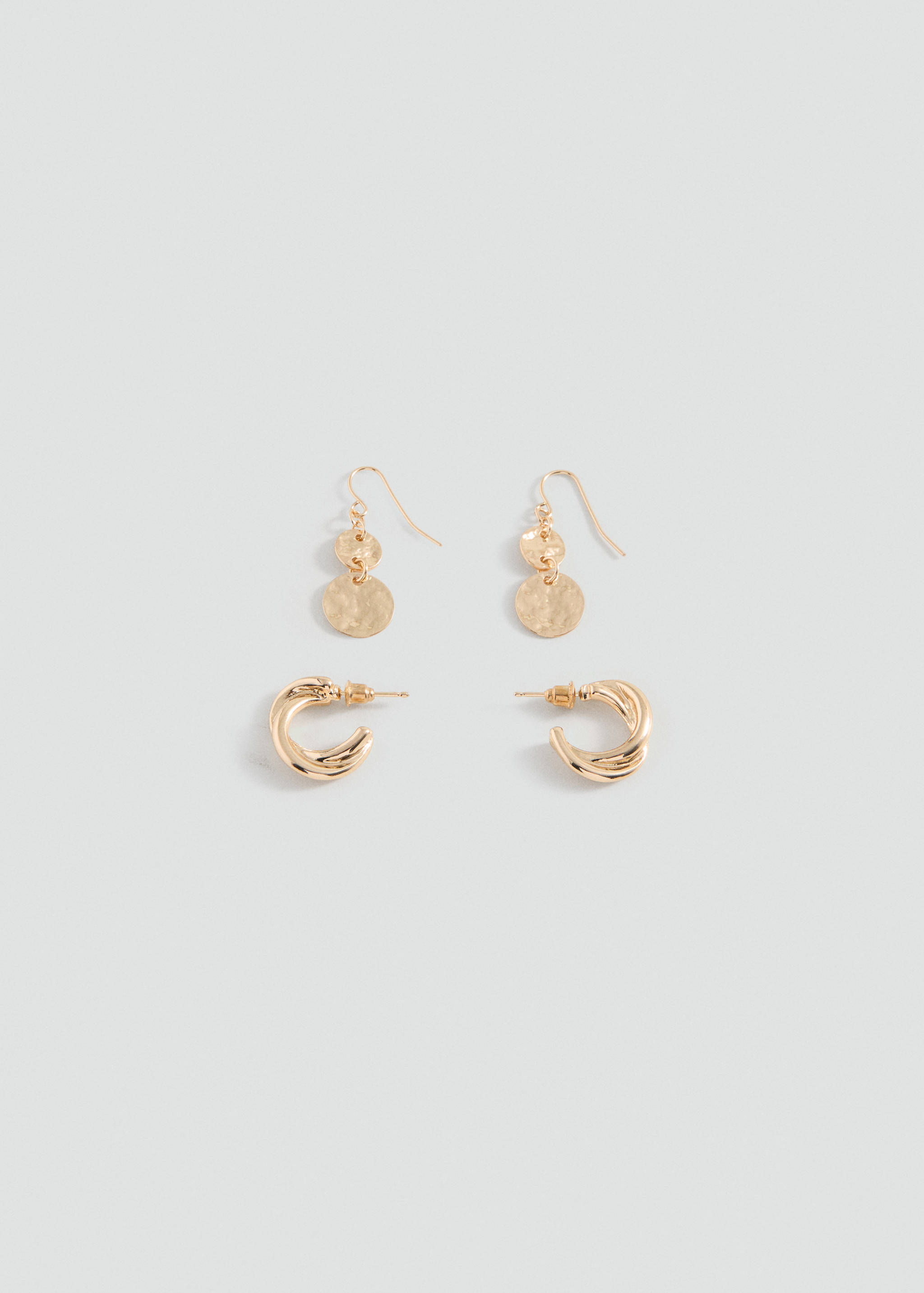 Lot 2 boucles d’oreilles combinées - Article sans modèle