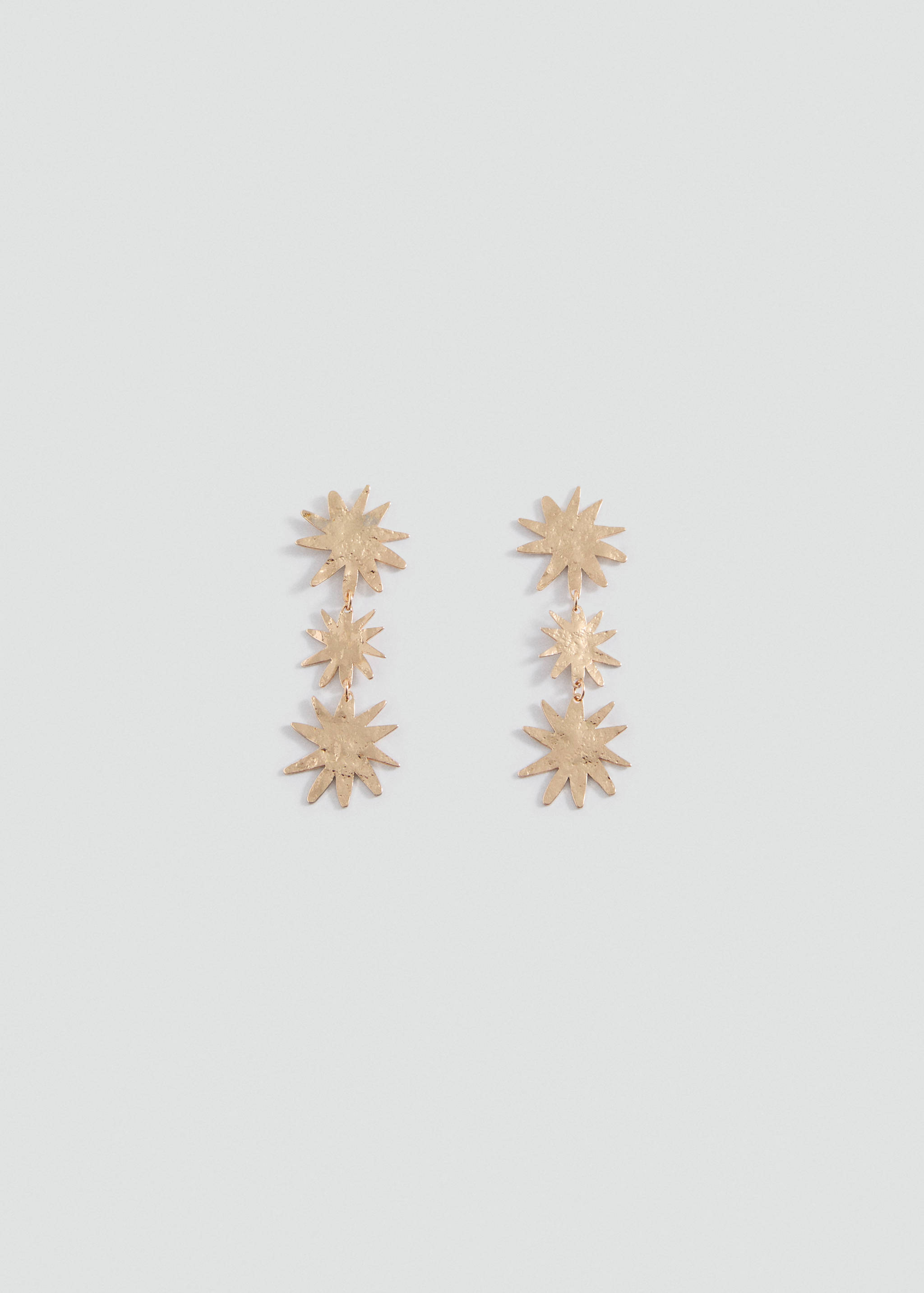 Boucles d'oreilles pendantes soleils - Article sans modèle