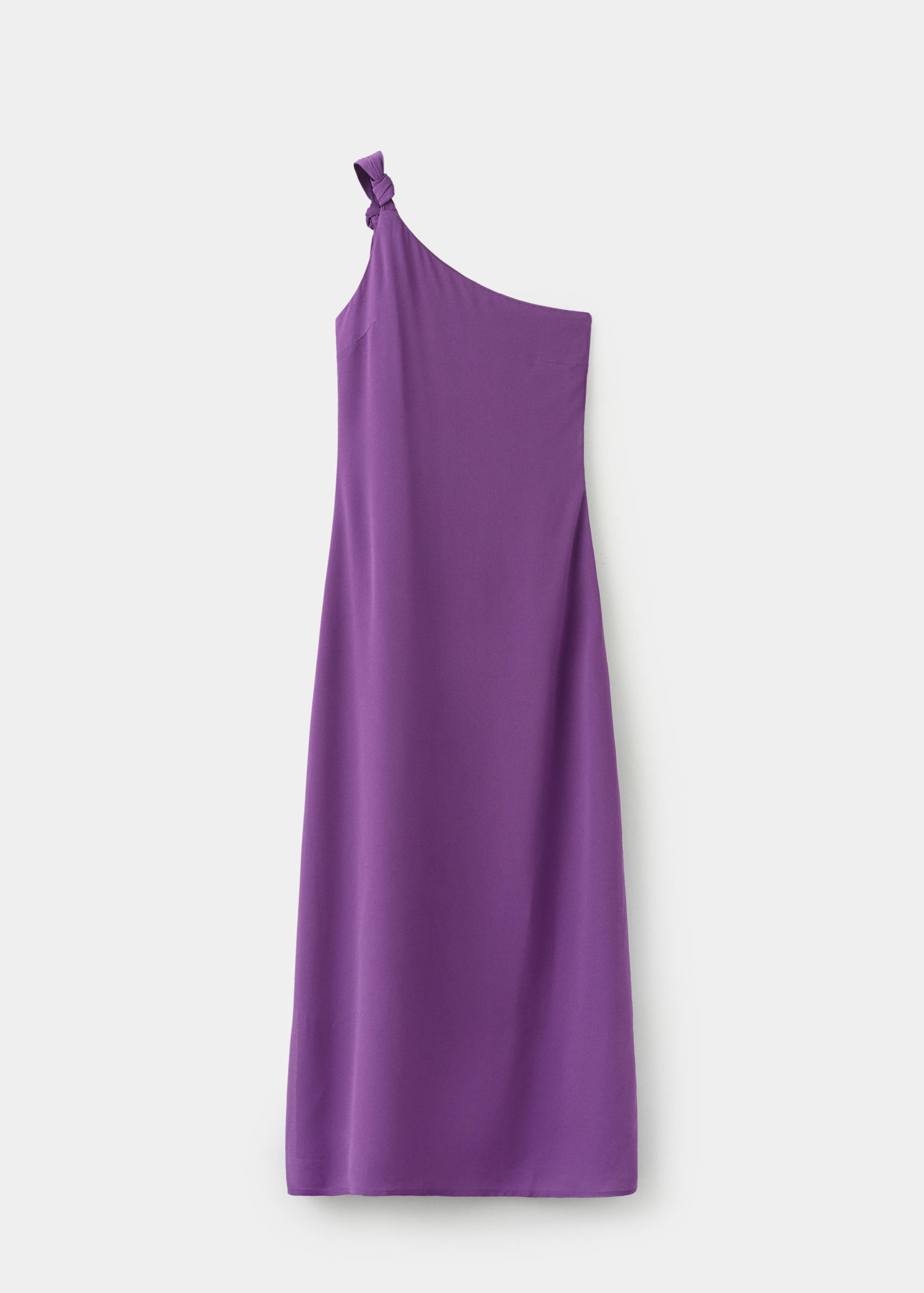 Asymmetric dress with knot detail - Article without model