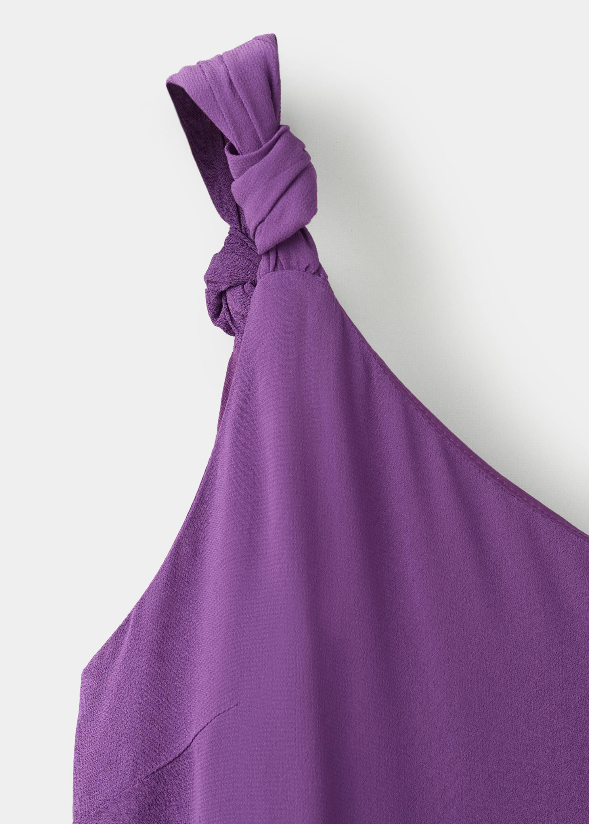 Asymmetric dress with knot detail - Details of the article 8
