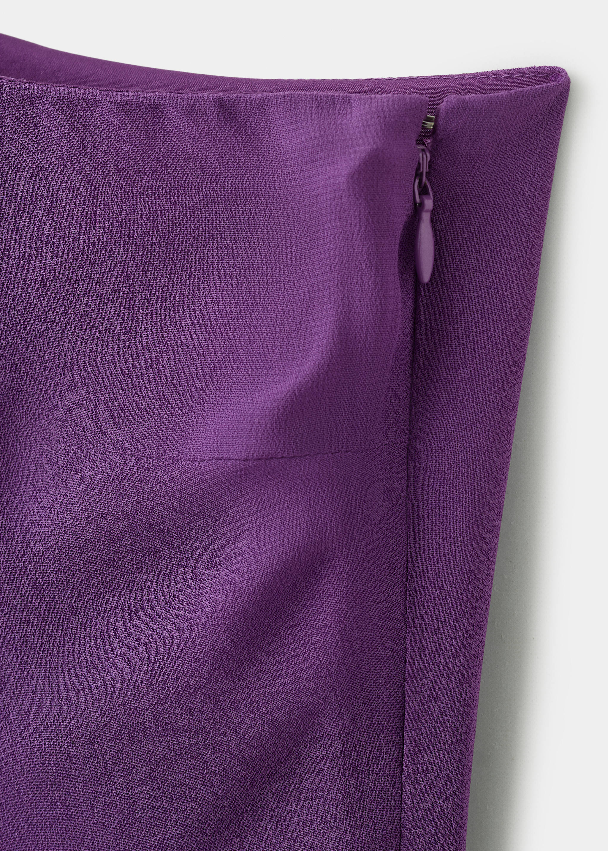 Asymmetric dress with knot detail - Details of the article 0