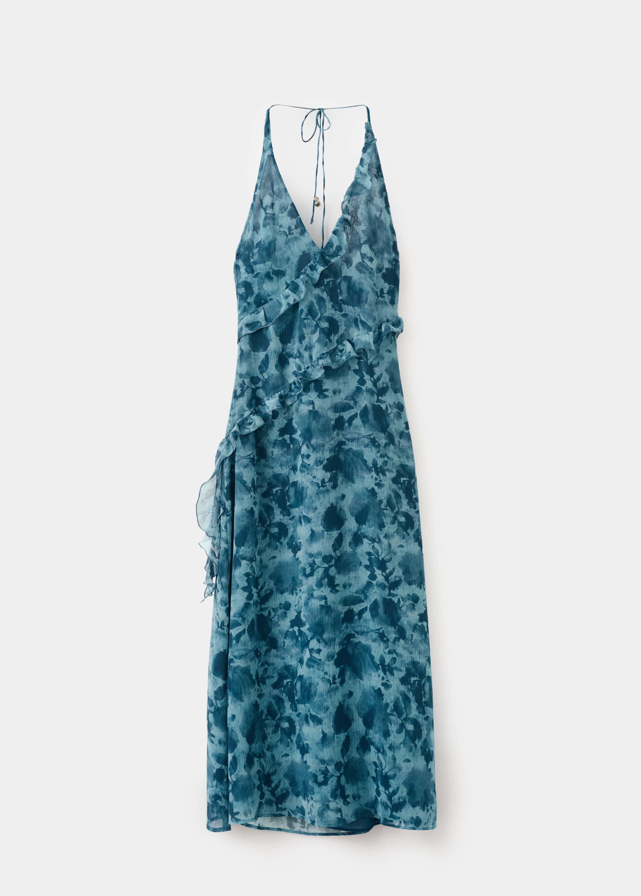 Ruffled printed dress - Article without model