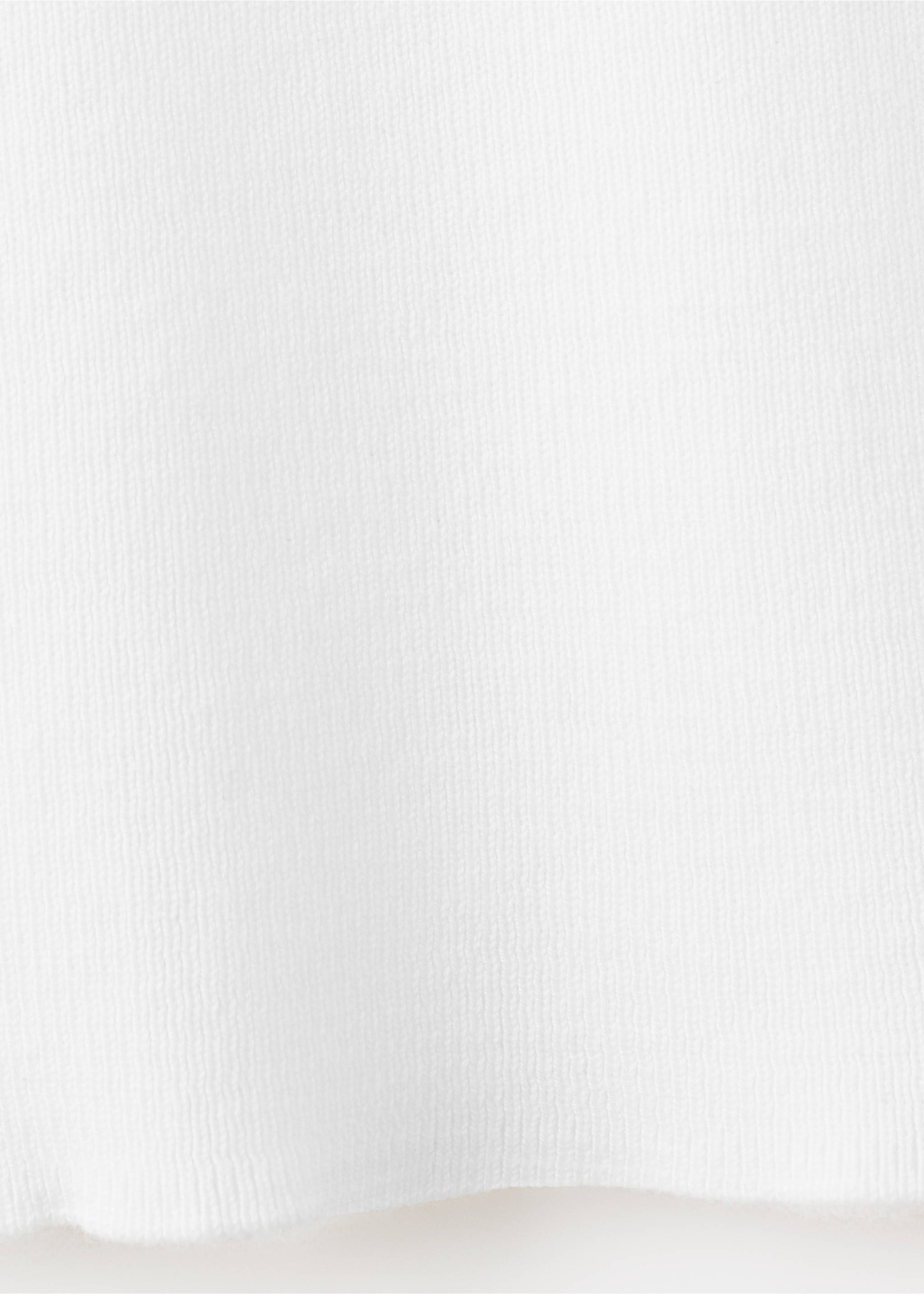 Fine-knit top - Details of the article 8, Ecru. Ref: 27015821-00.