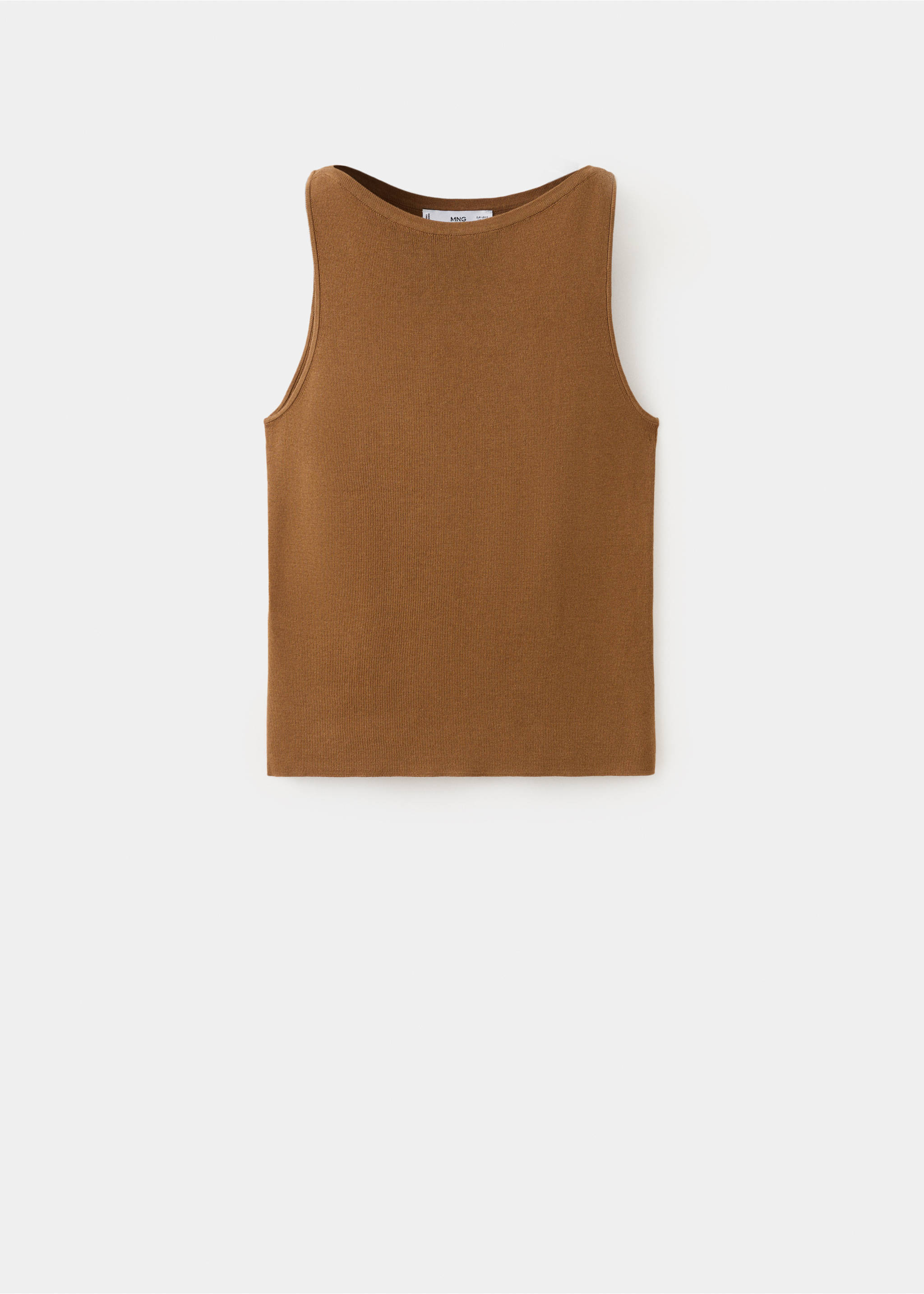 Top punto fino - Artículo sin modelo, Caramelo. Ref: 27015821-00.