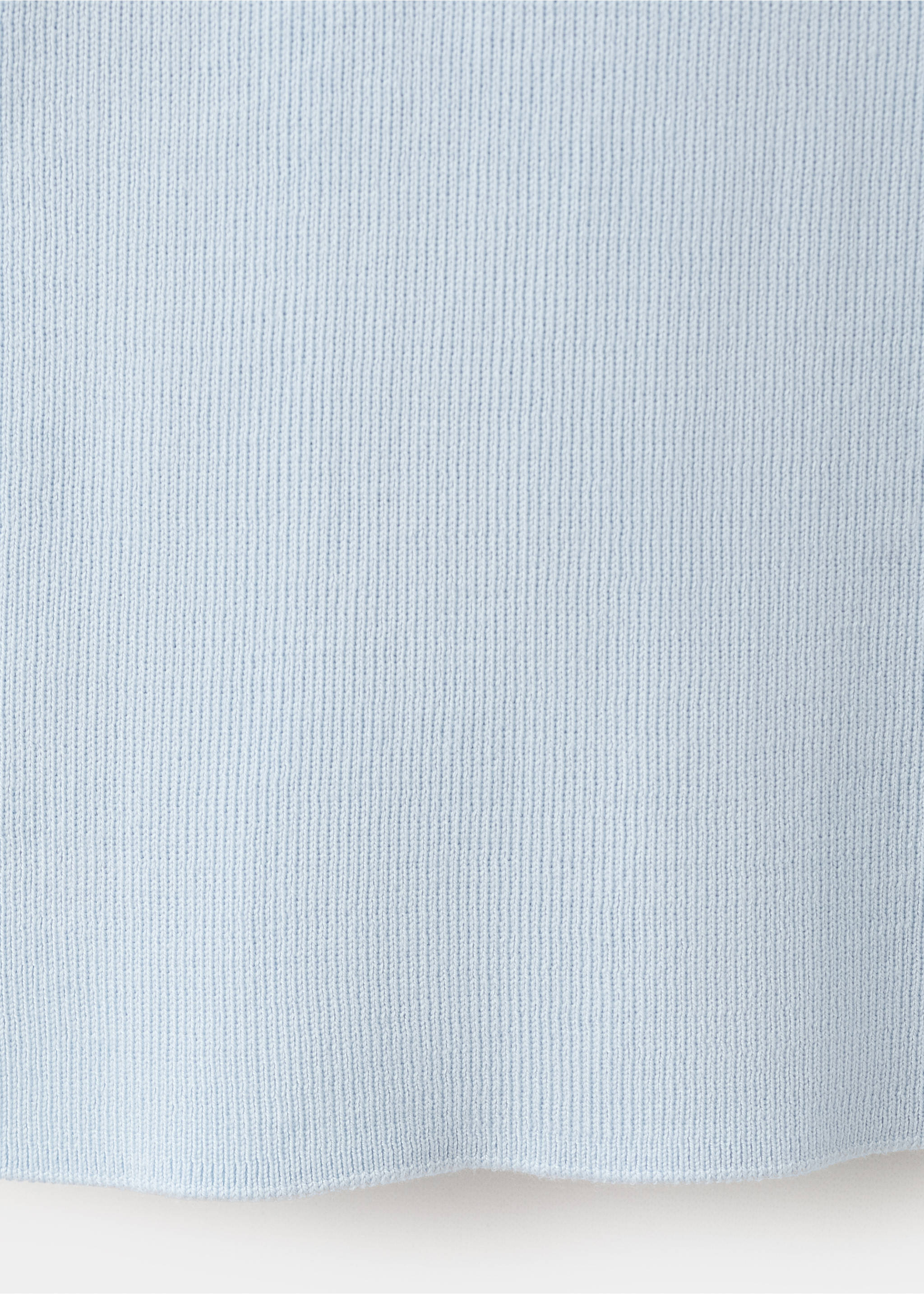 Fine-knit top - Details of the article 0, Sky Blue. Ref: 27015821-00.
