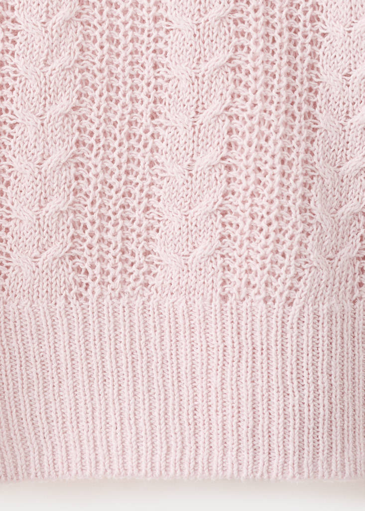 Openwork knit sweater — Light/Pastel Purple