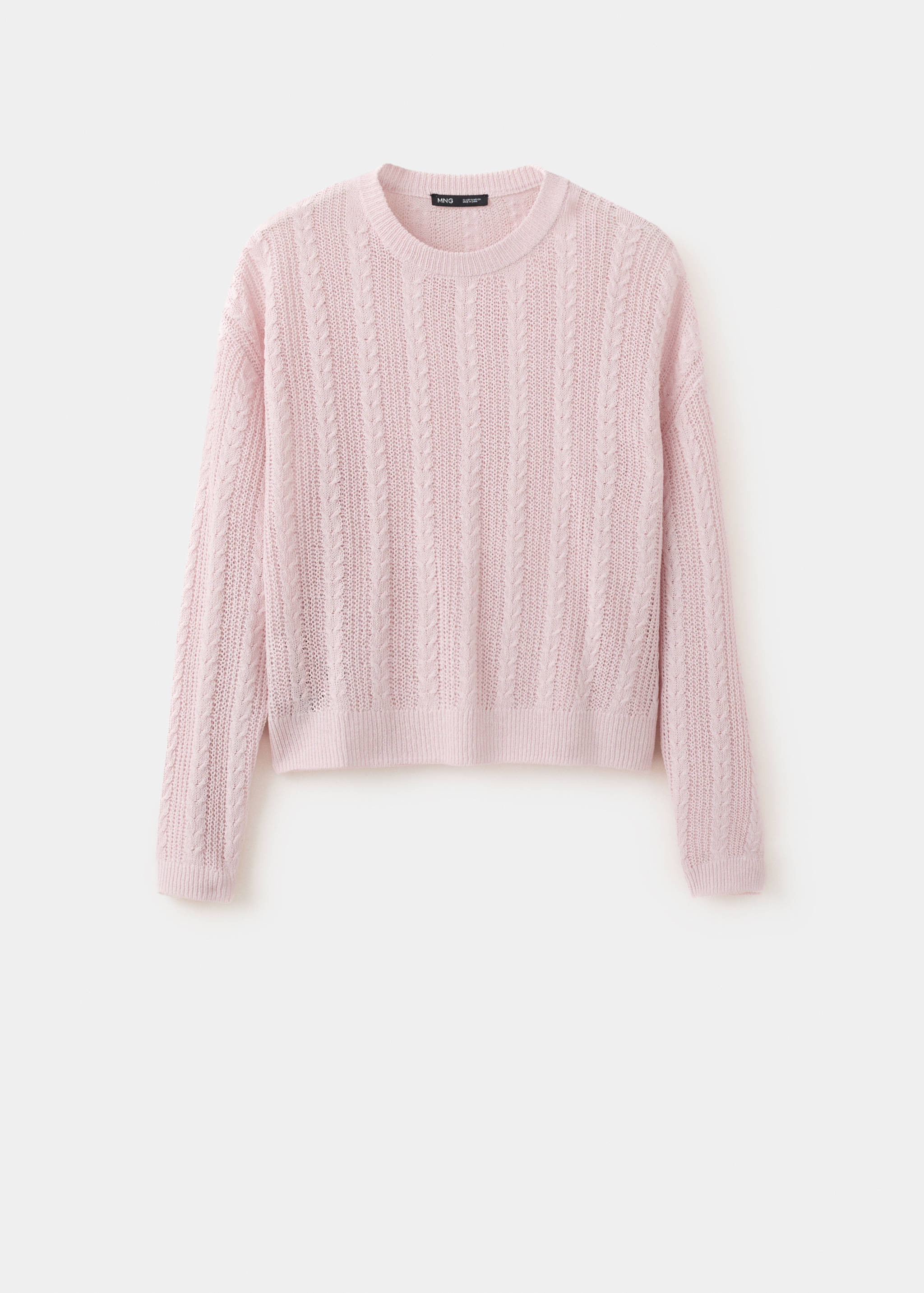 Pullover mit Lochstrickmuster - Artikel ohne Model