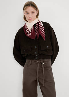 Wide leg jeans with belt — Chocolate 5