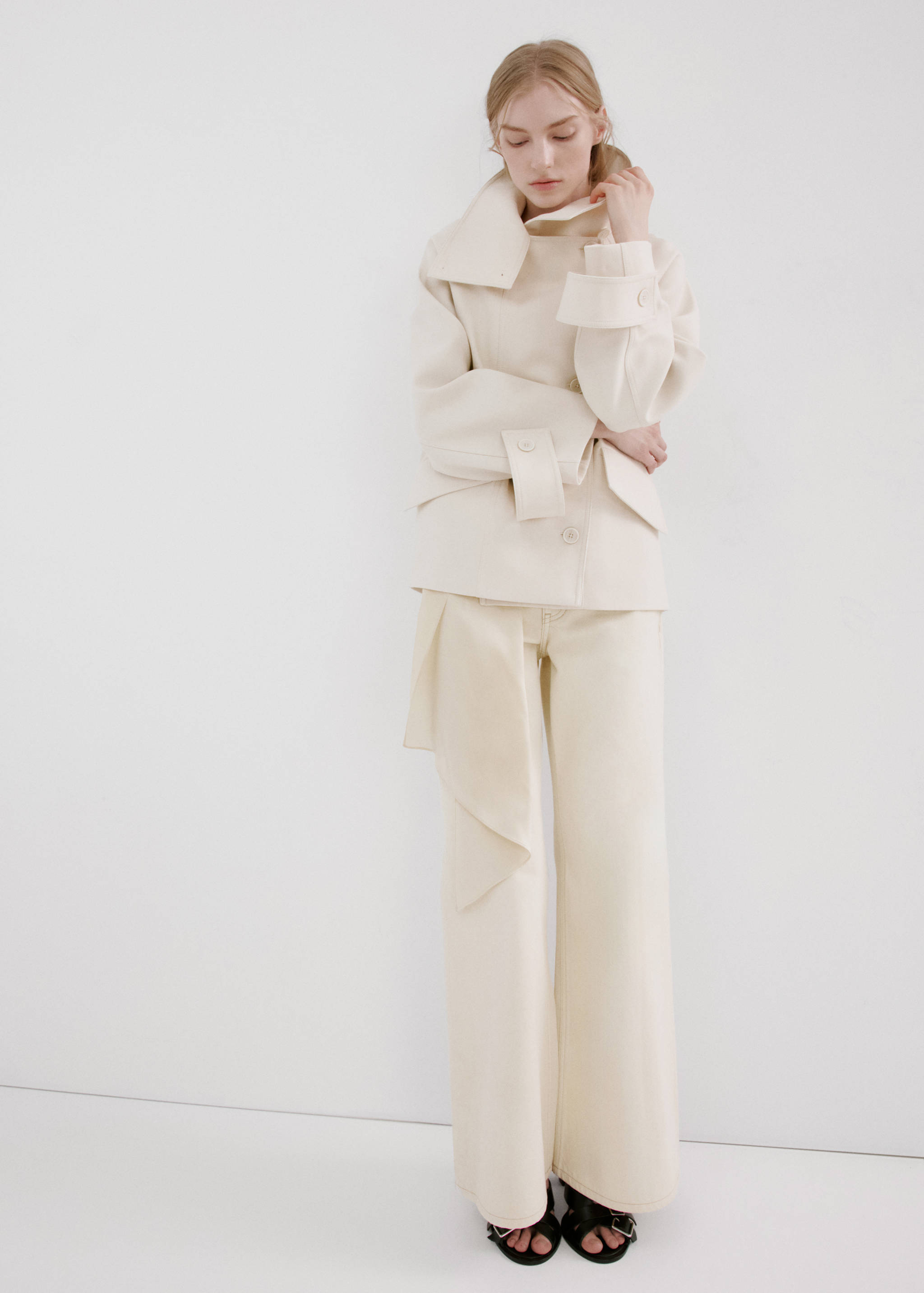 Jean flare taille mi-haute - Plan général