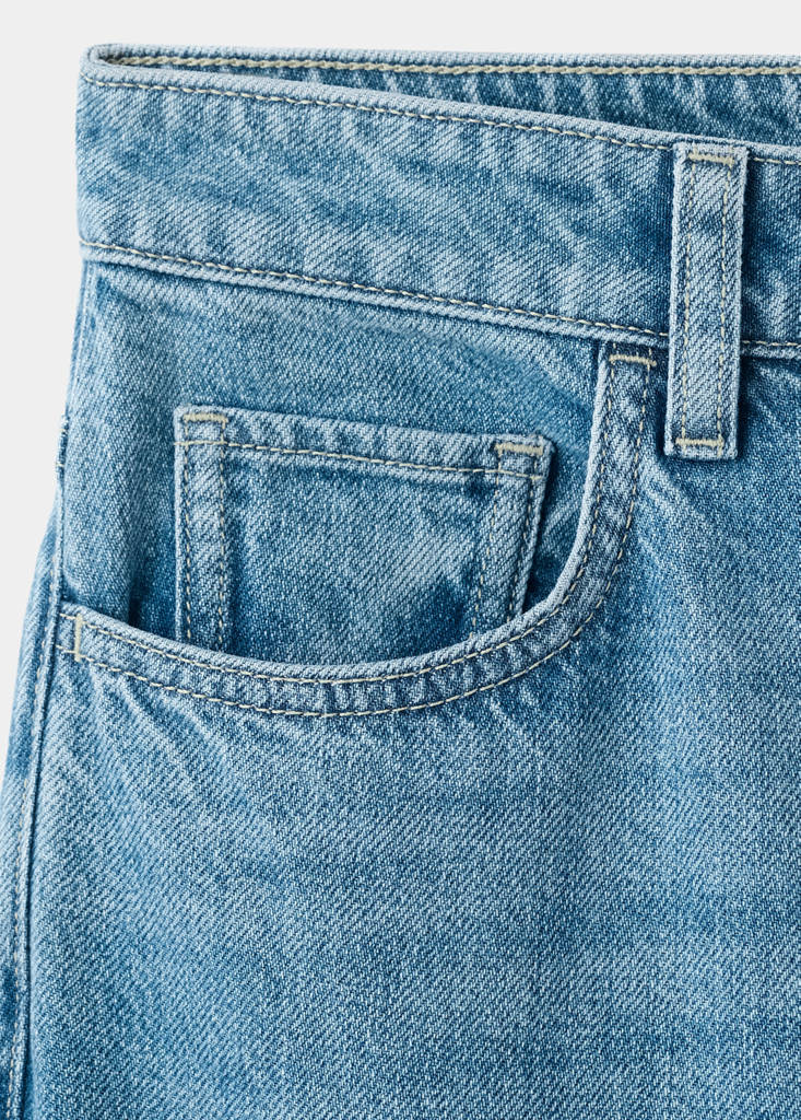 Mid-rise flared jeans — Medium Blue
