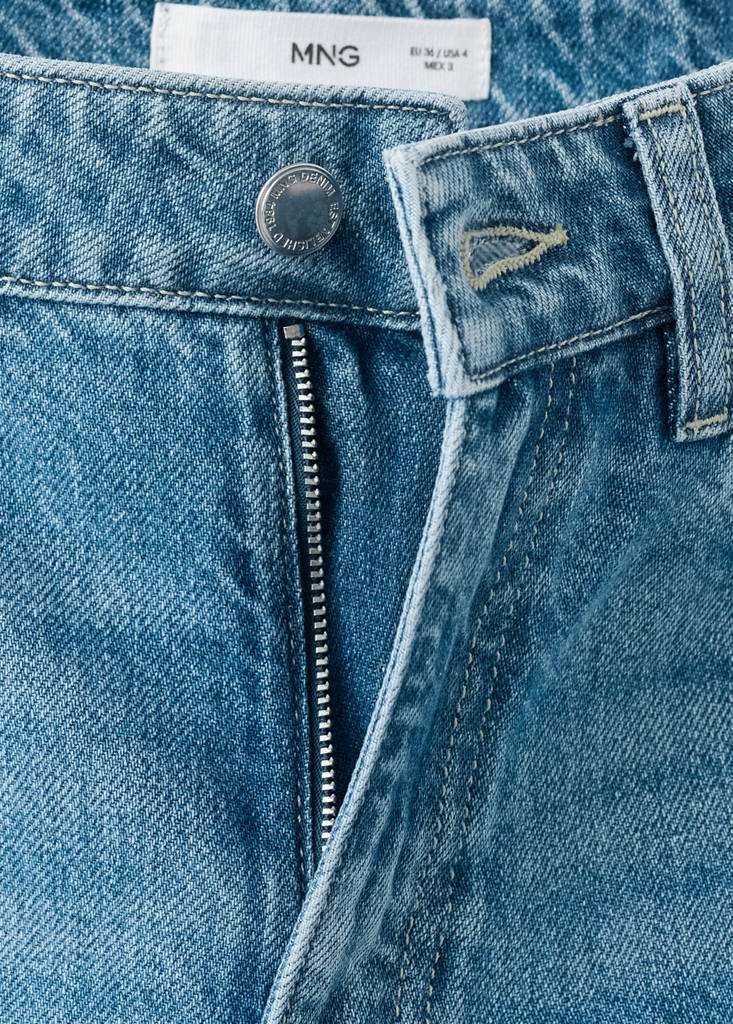 Mid-rise flared jeans — Medium Blue