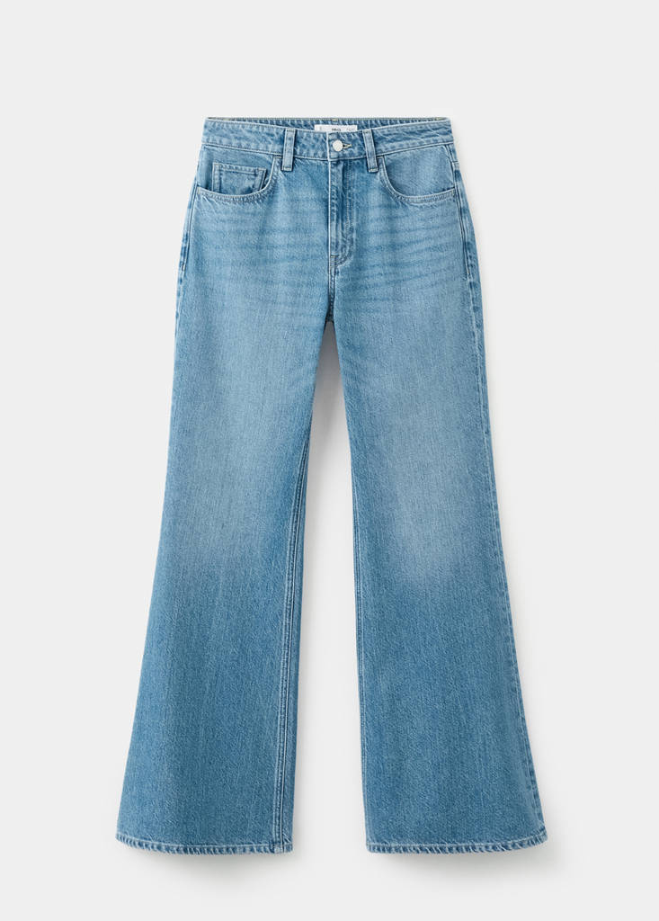 Mid-rise flared jeans — Medium Blue