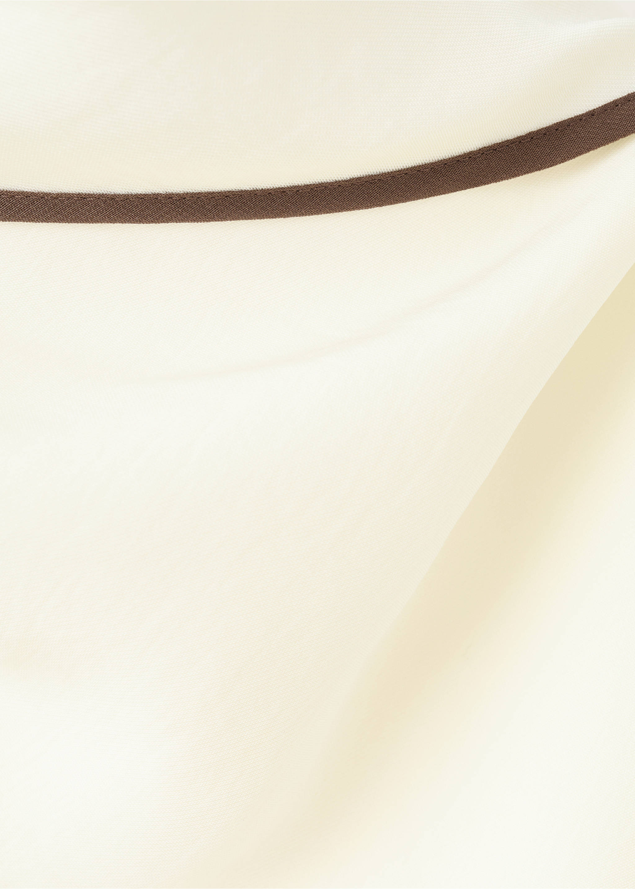 Vestido detalle pañuelo - Detalle del artículo 8, Vainilla. Ref: 27015830-00.