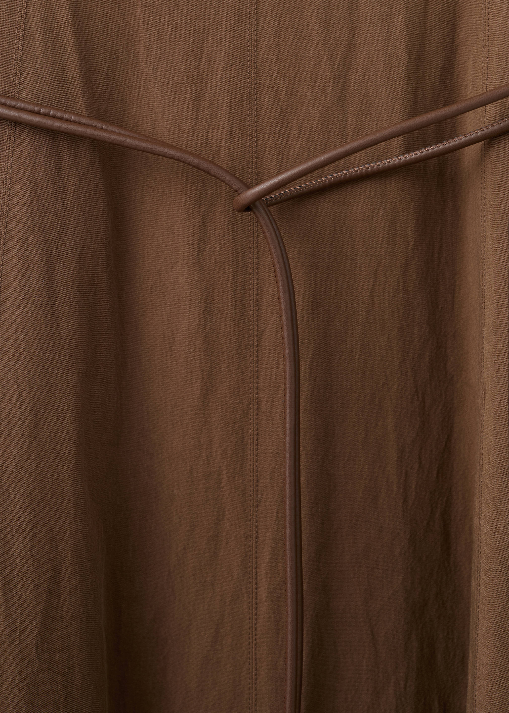 Lyocell dress with belt - Details of the article 8