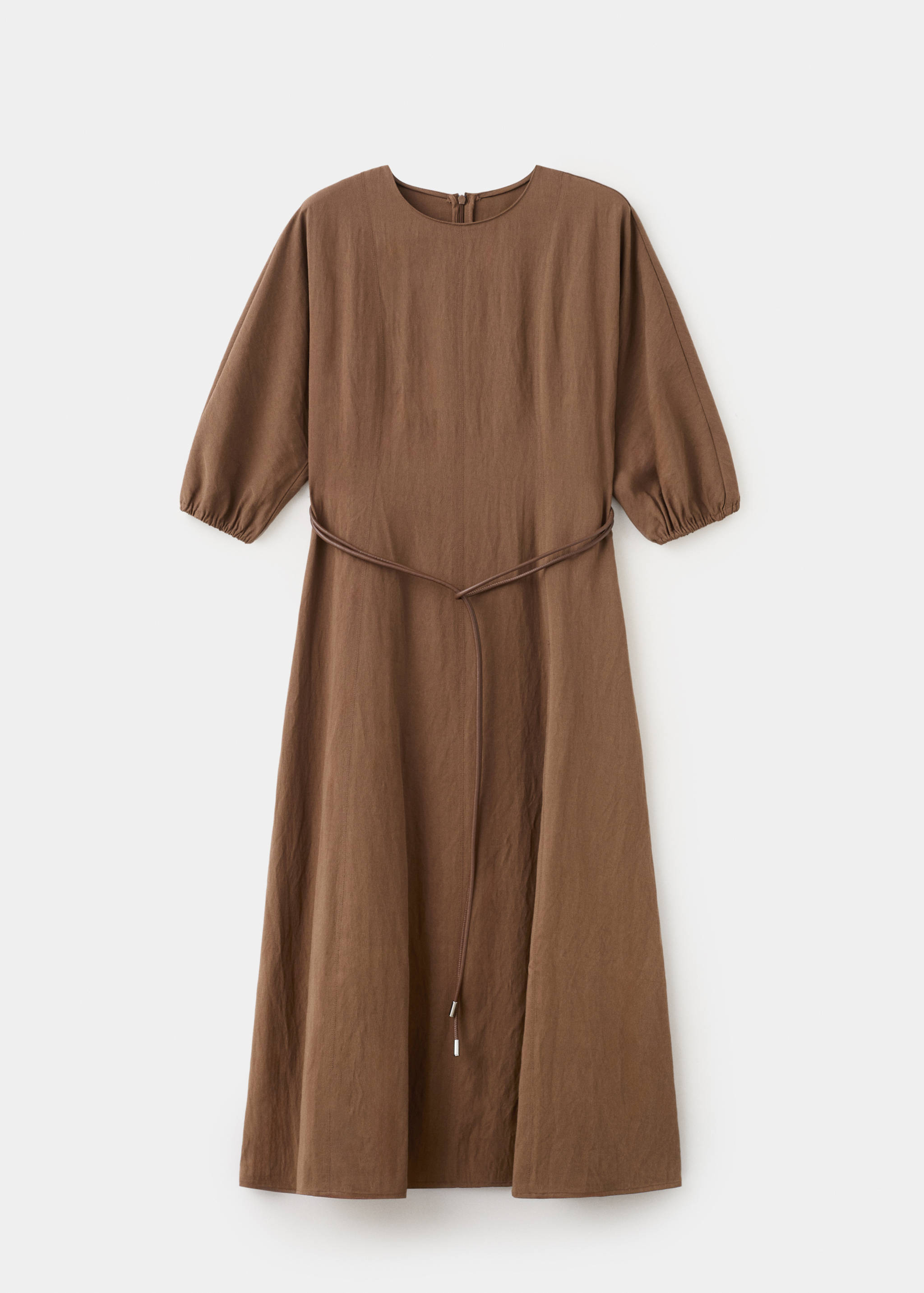 Lyocell dress with belt - Article without model