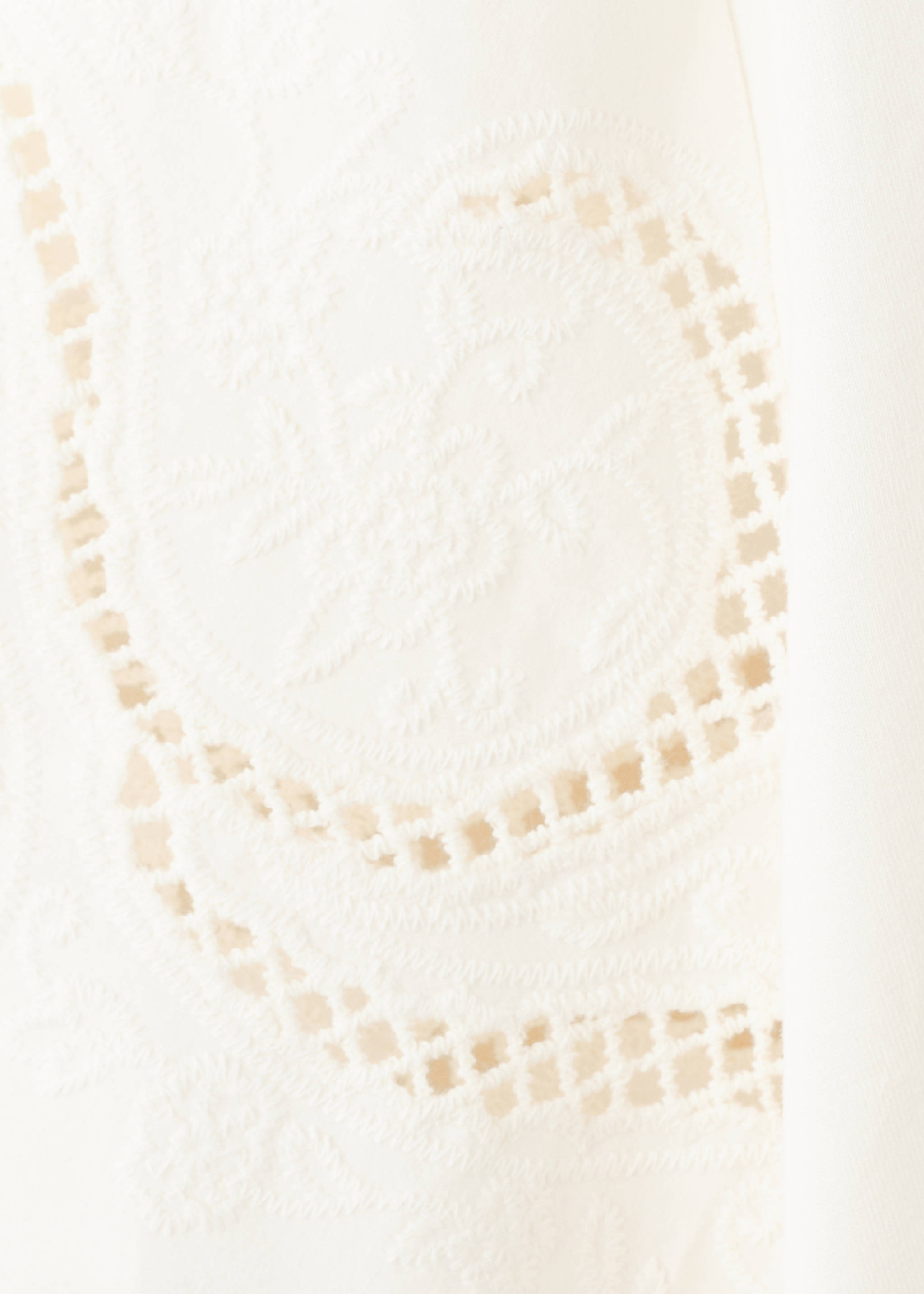 Camiseta algodón calados bordados - Detalle del artículo 8