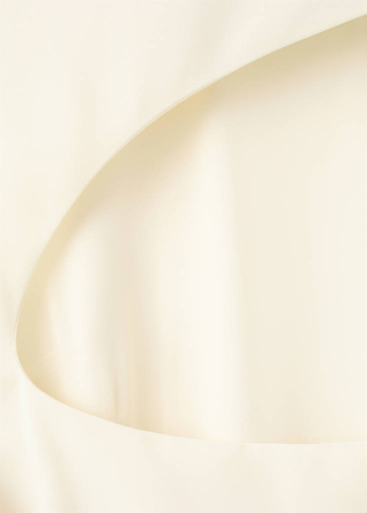 Open-back belted jumpsuit — Vanilla