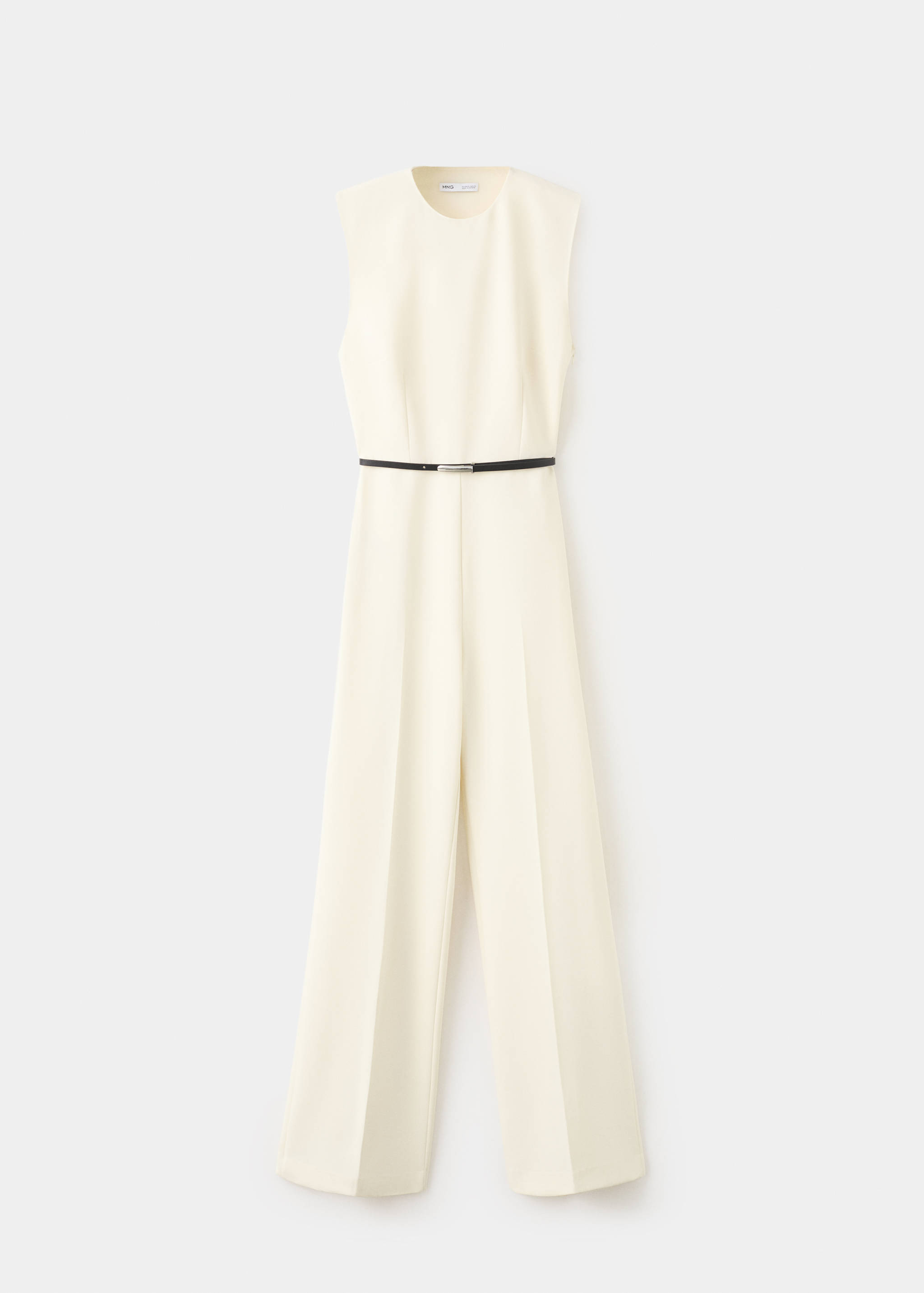 Open-back belted jumpsuit - Article without model