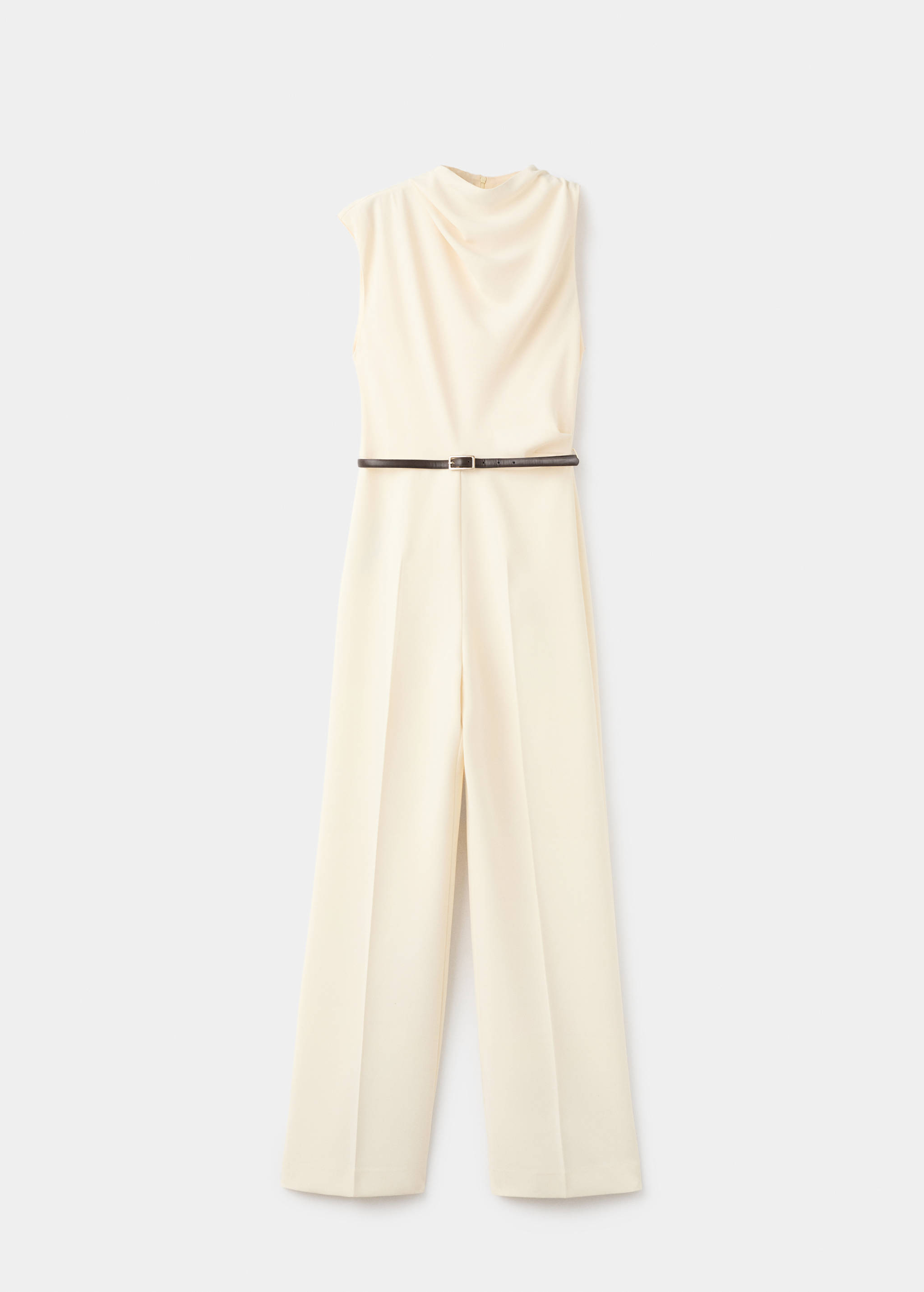 Asymmetric long jumpsuit - Article without model