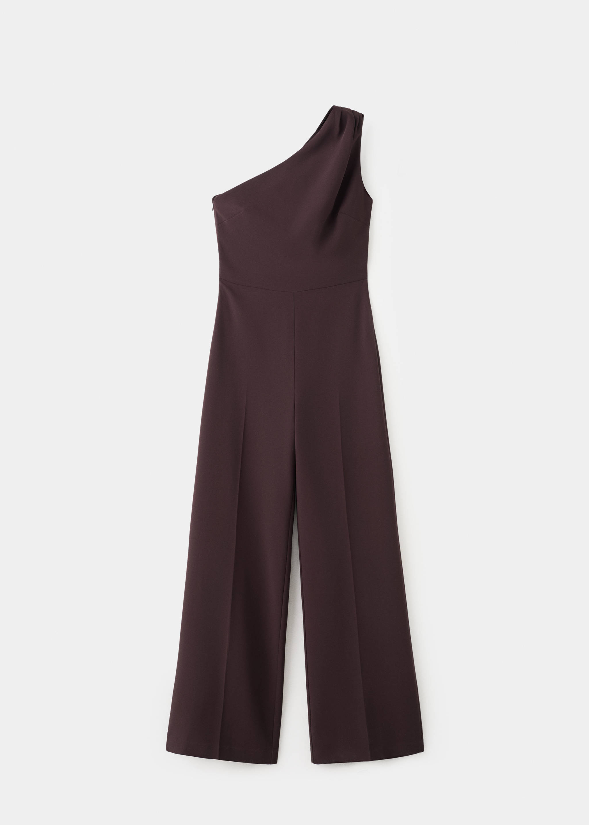 Asymmetric fringed scarf jumpsuit - Article without model