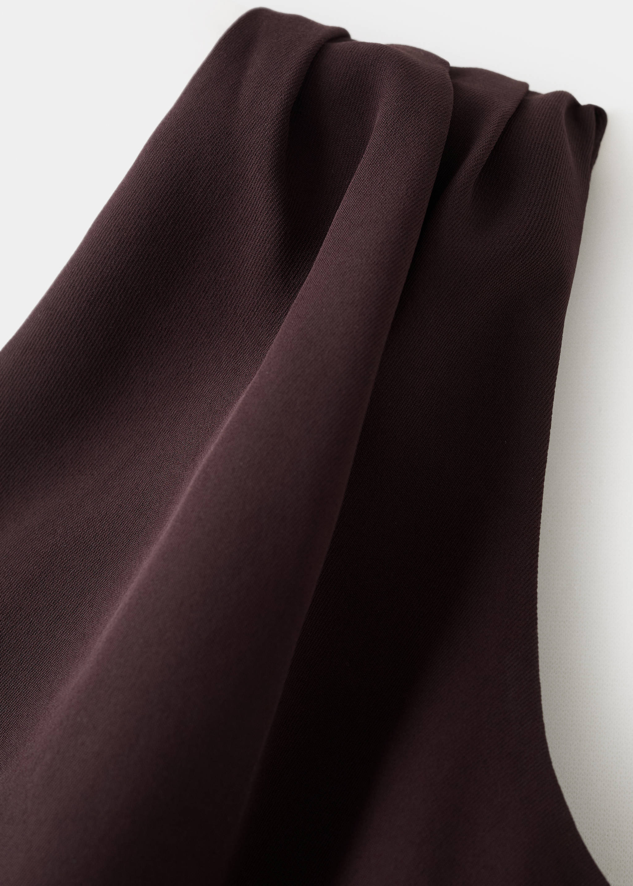 Asymmetric fringed scarf jumpsuit - Details of the article 8