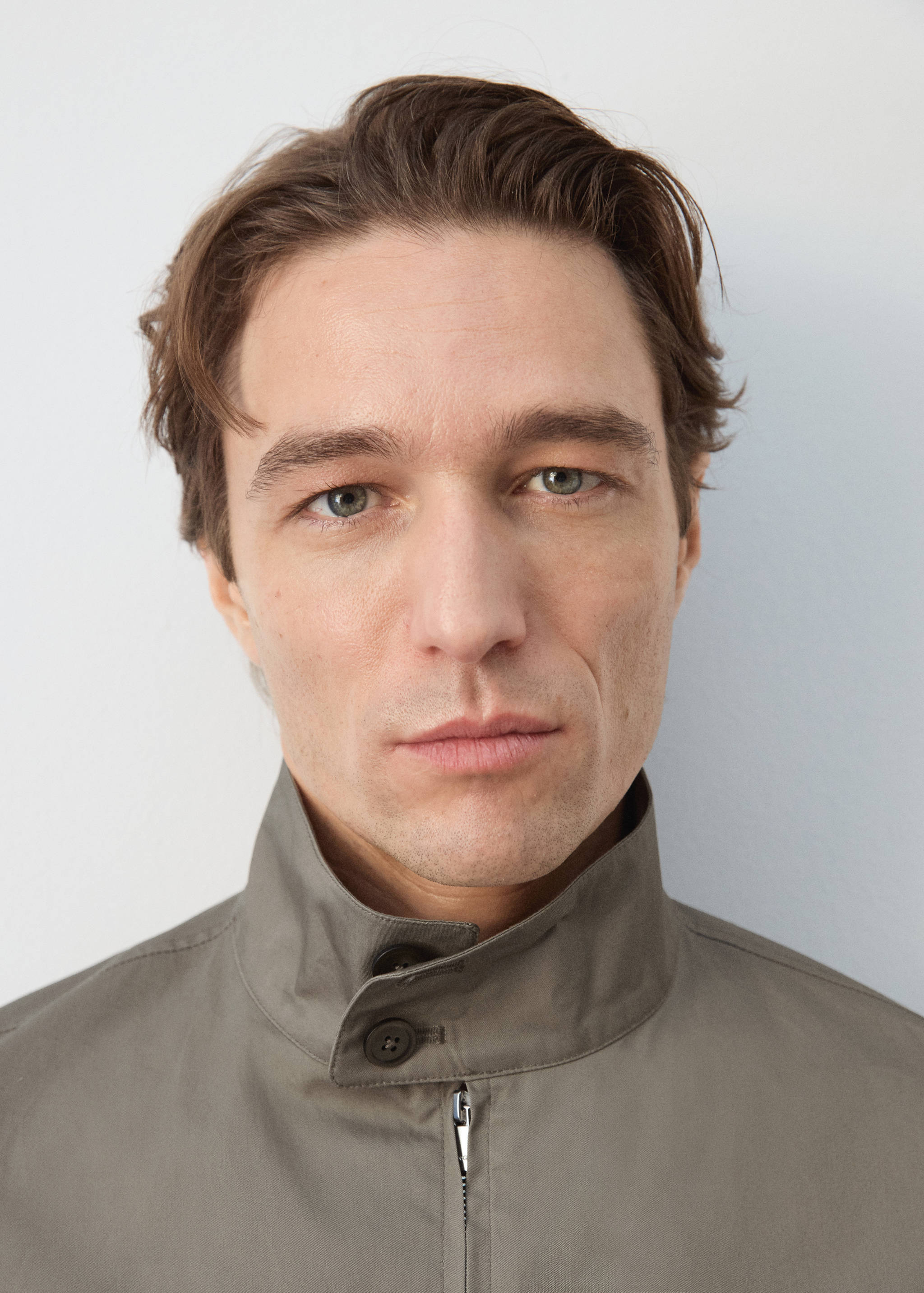 100%纯棉防水夹克 - null