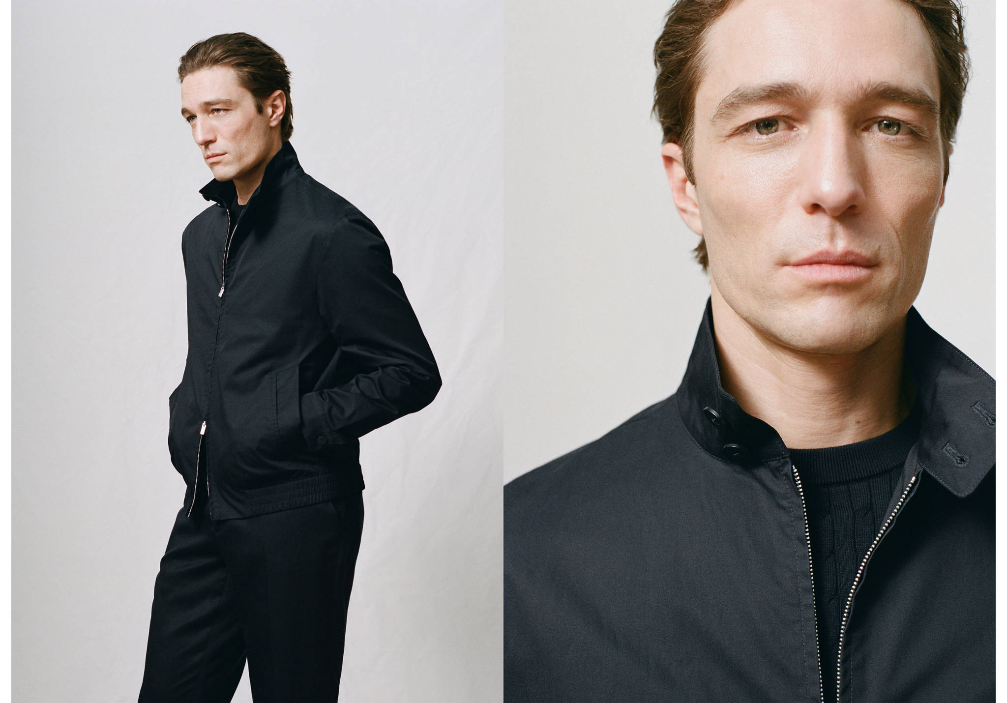 Куртка из водоотталкивающей ткани из 100% хлопка - Панорамный план