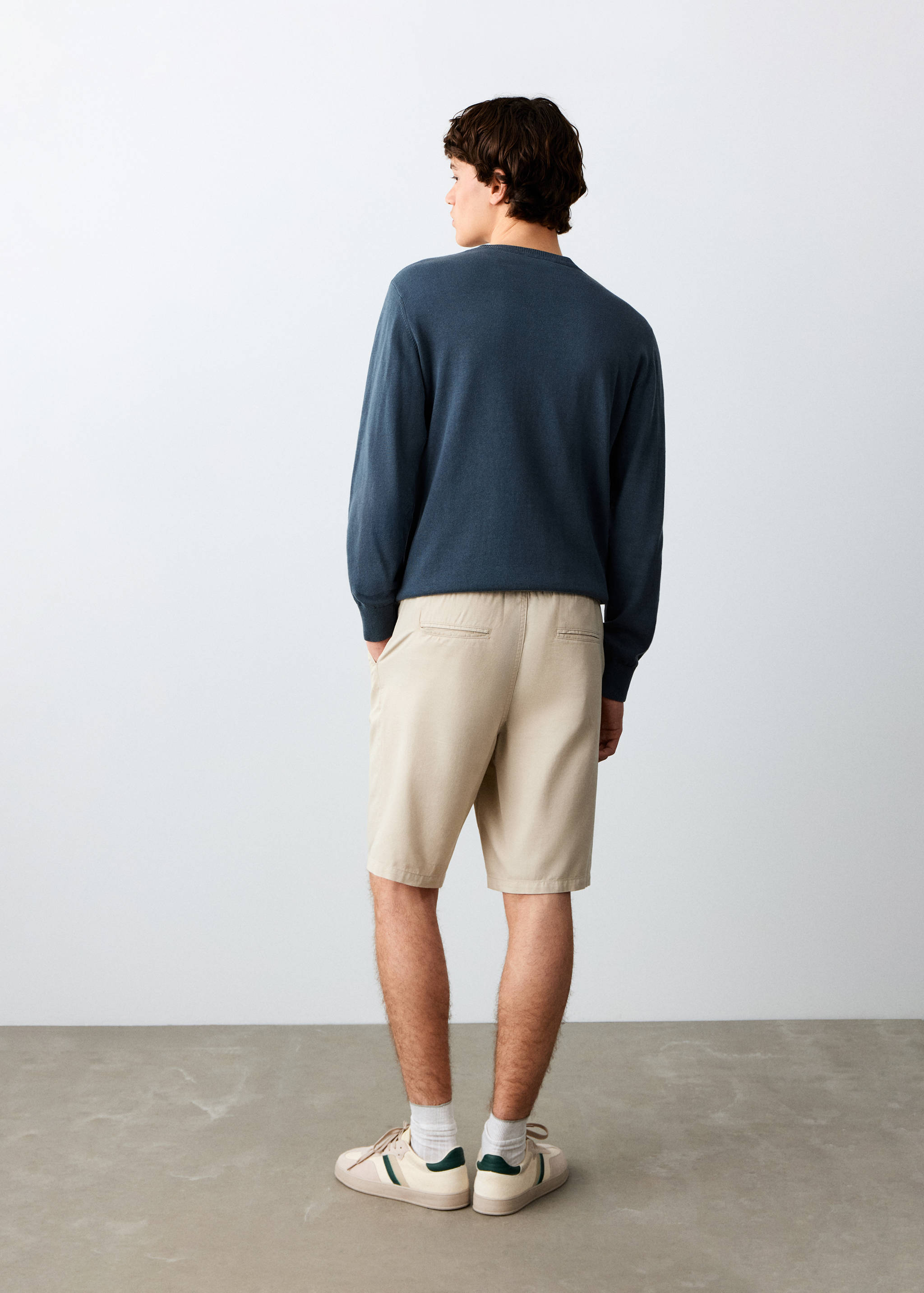 Cotton Bermuda shorts - Reverse of the article