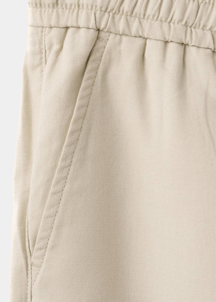 Linen cotton bermuda shorts — Sand