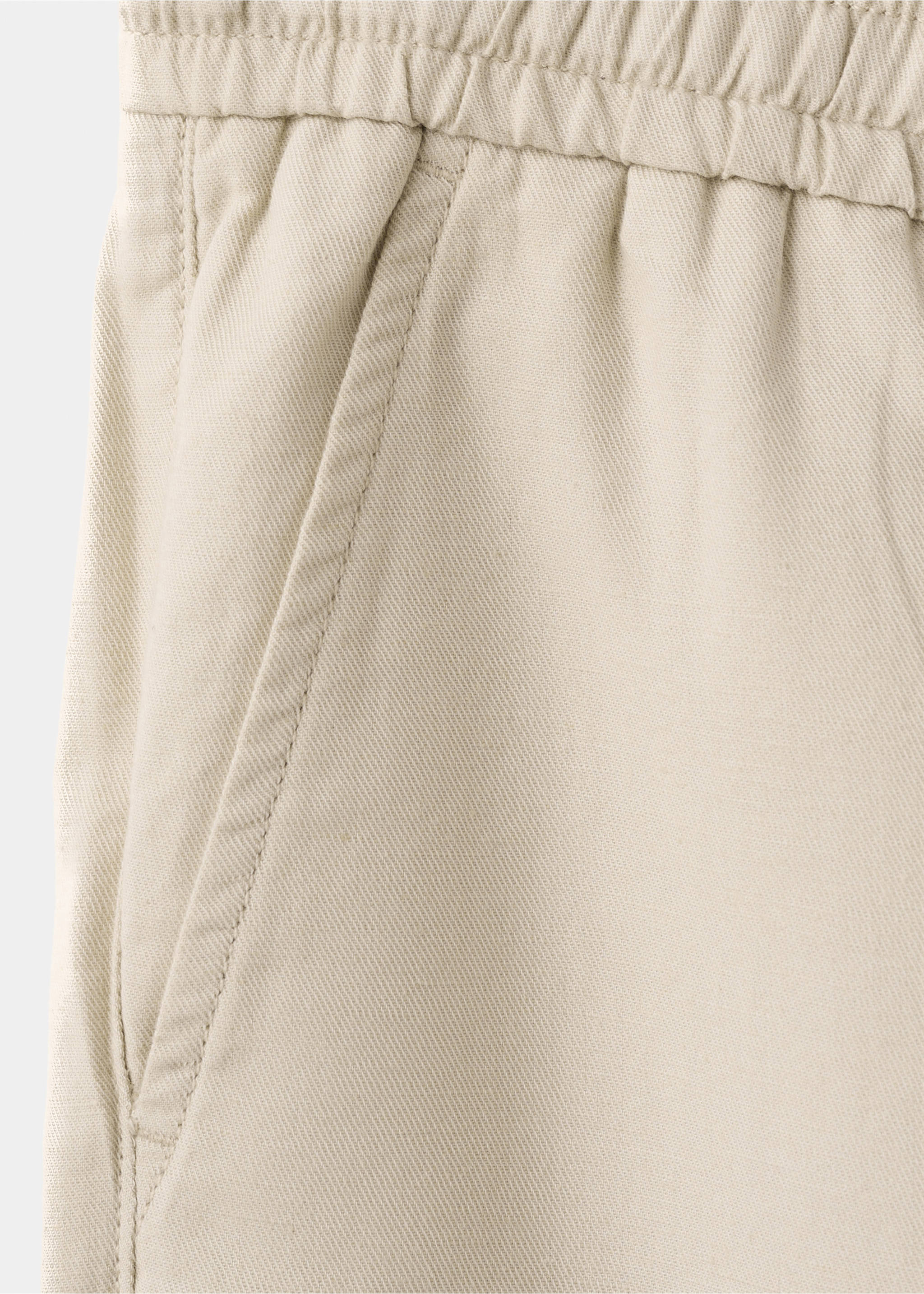 Bermudas algodón - Detalle del artículo 8, Arena. Ref: 27015938-00.