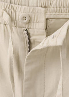 Linen cotton bermuda shorts — Sand 8