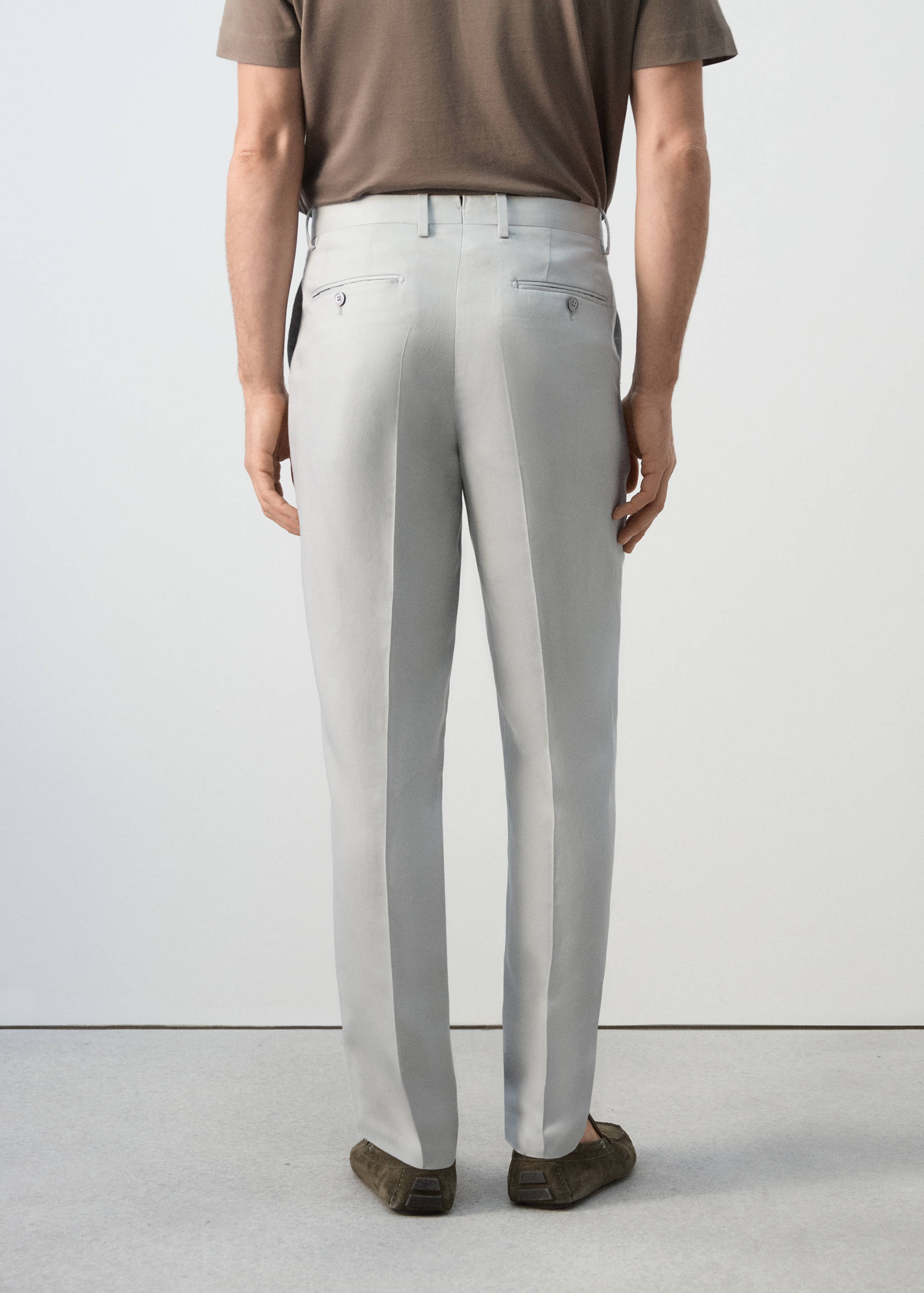 Костюмные брюки Amalfi зауженного кроя - Обратная сторона изделия