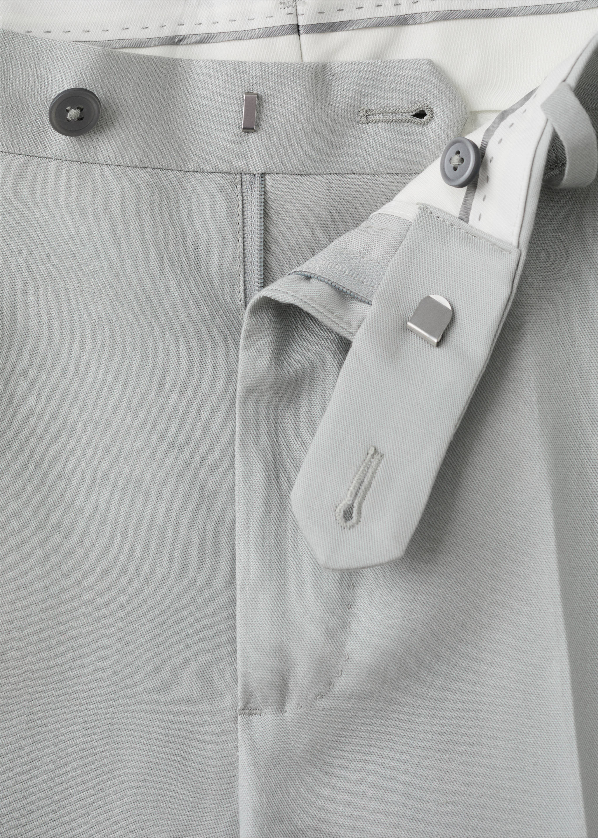 Amalfi slim fit suit trousers - Details of the article 8, Sky Blue. Ref: 27015940-00.