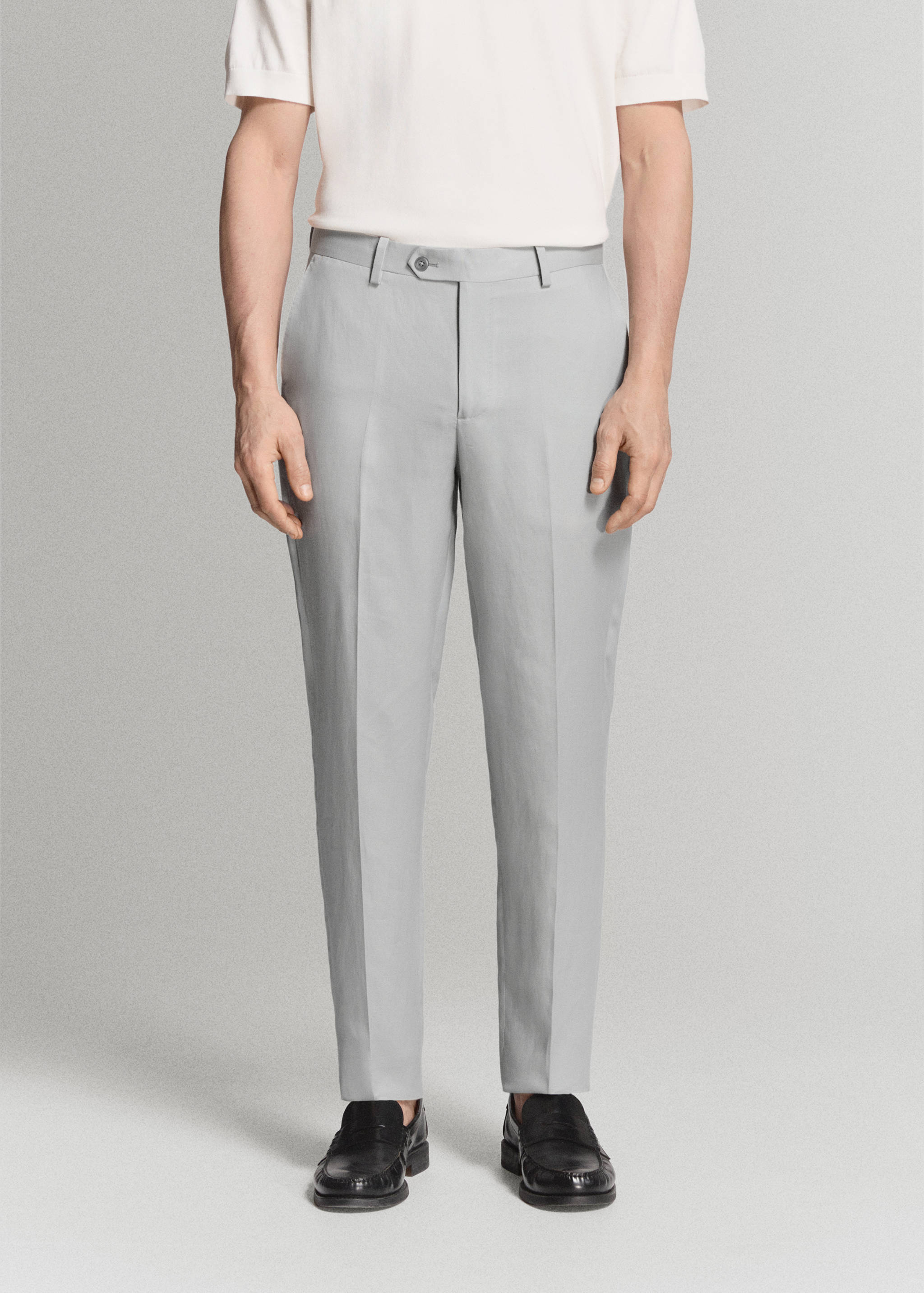 Pantalón traje Amalfi slim fit - Plano medio