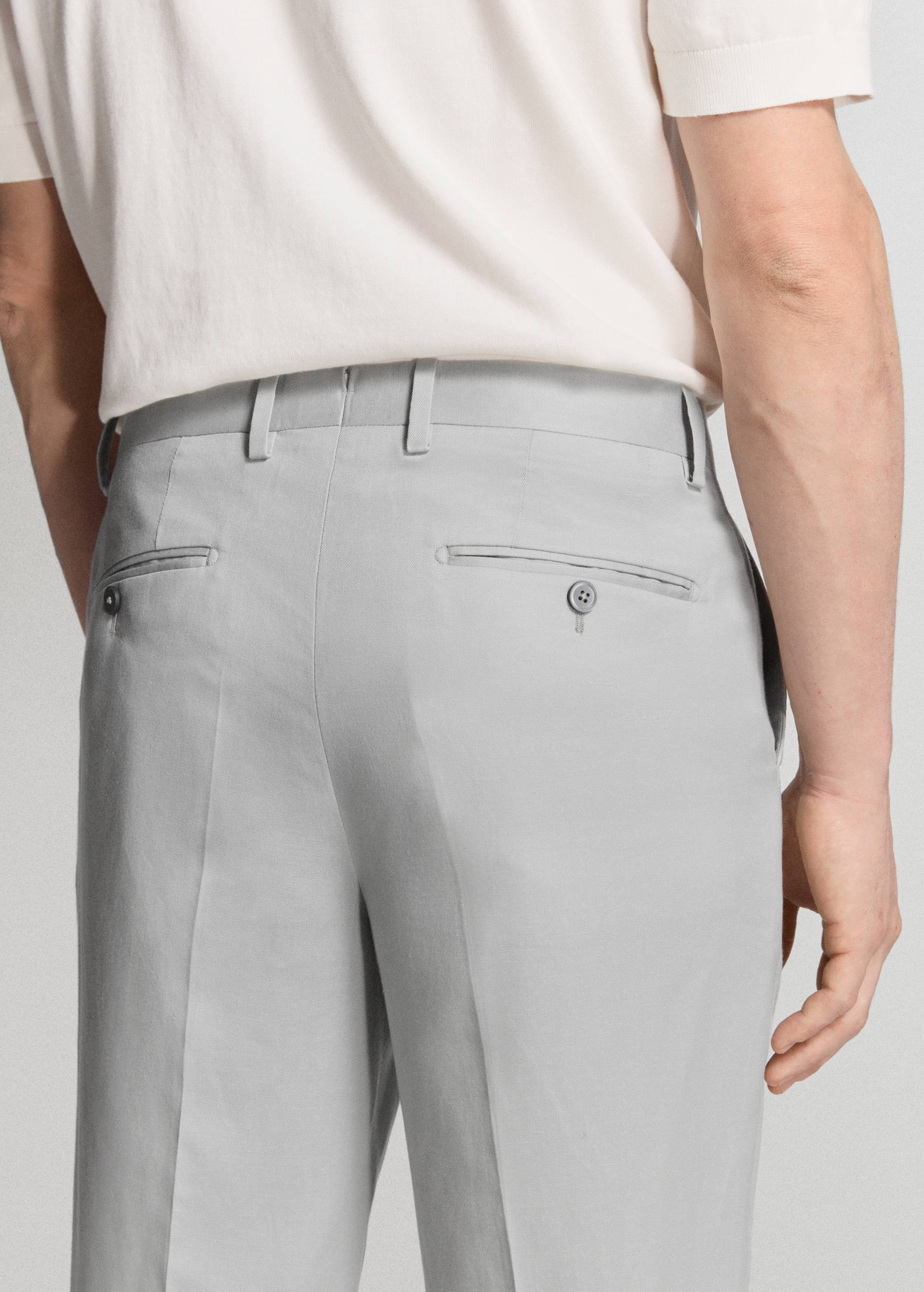 Pantalón traje Amalfi slim fit - Detalle del artículo 3