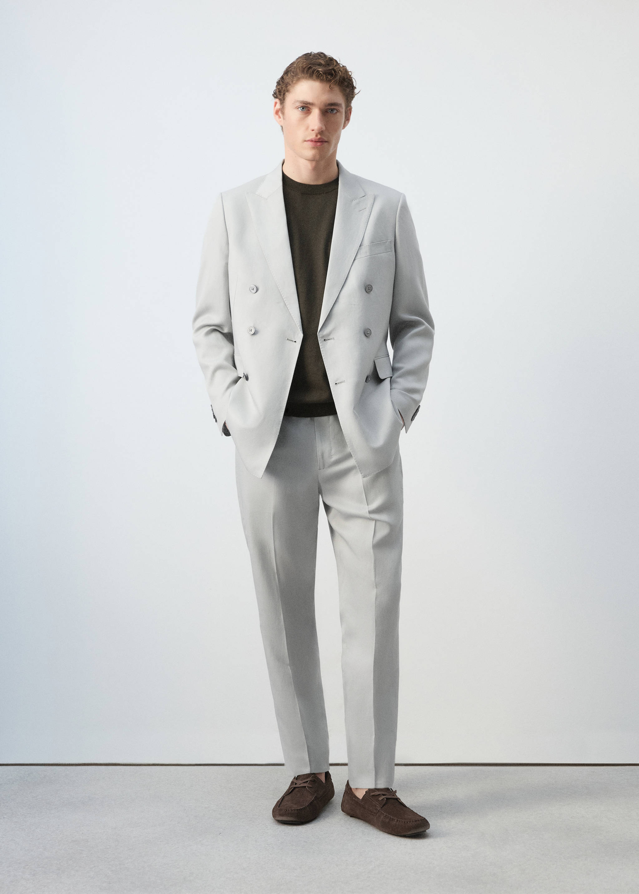 Pantalón traje Amalfi slim fit - Plano general