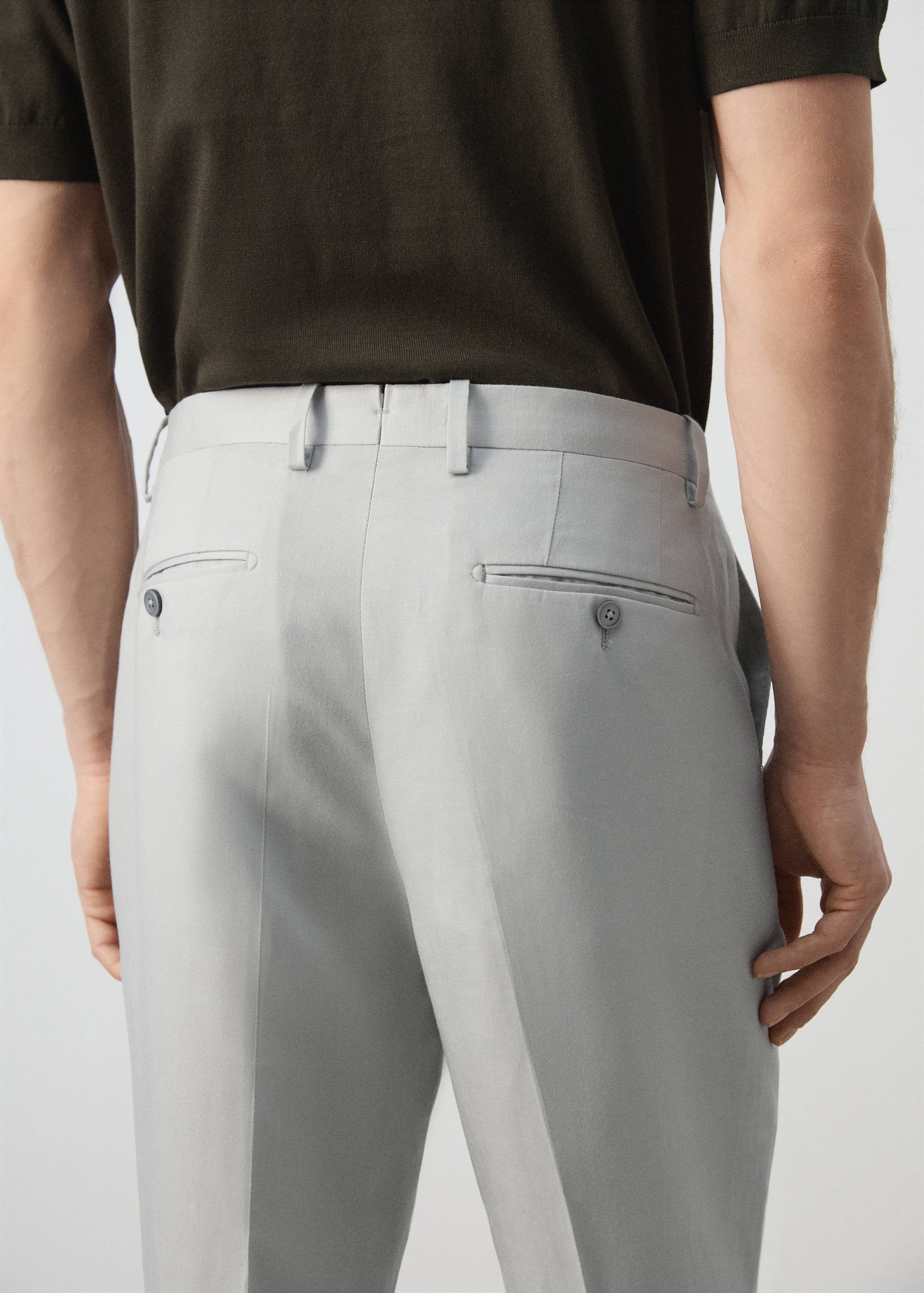 Pantalón traje Amalfi slim fit - Detalle del artículo 3