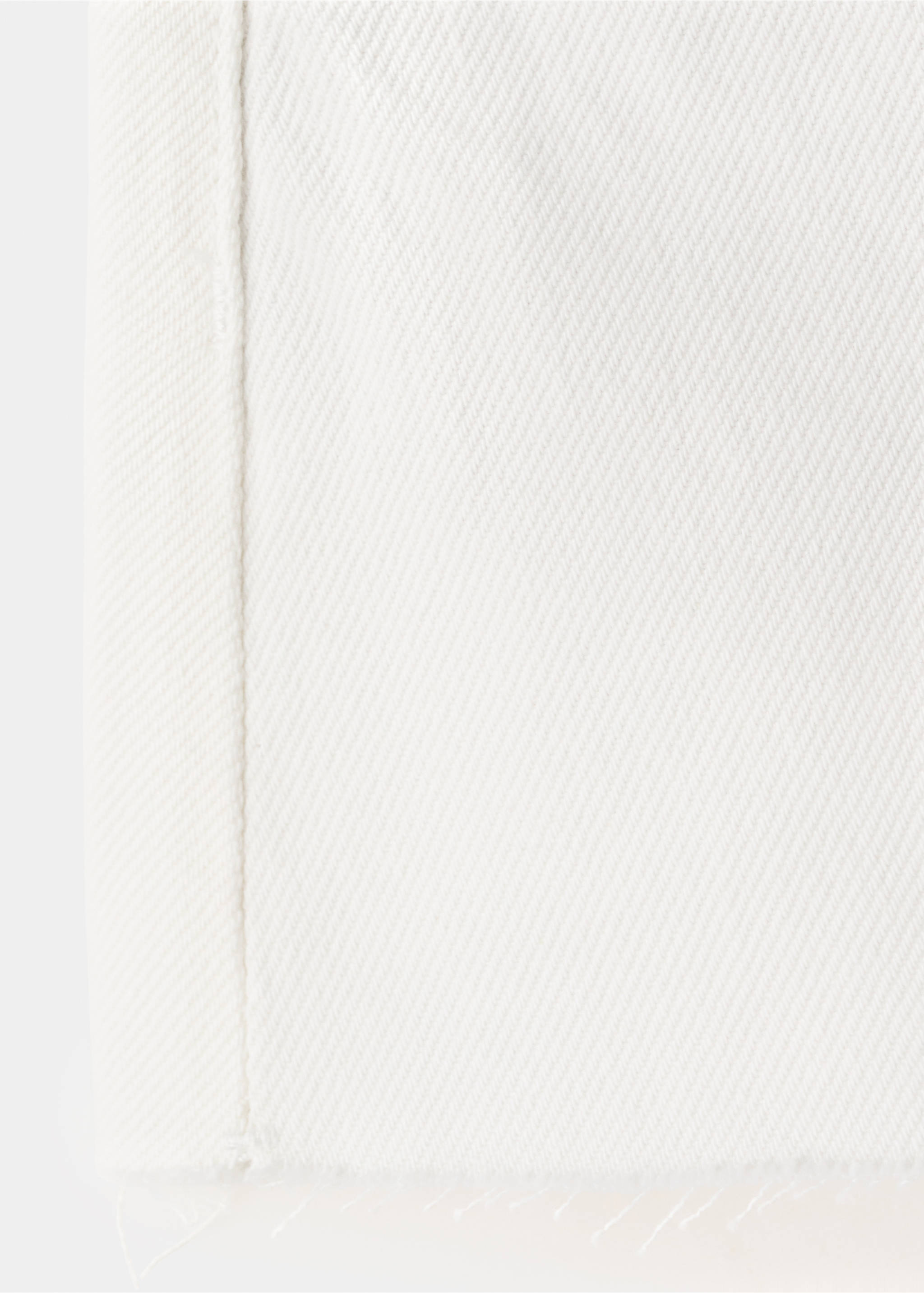High-waist frayed hem shorts - Details of the article 0, Off White. Ref: 27015942-00.