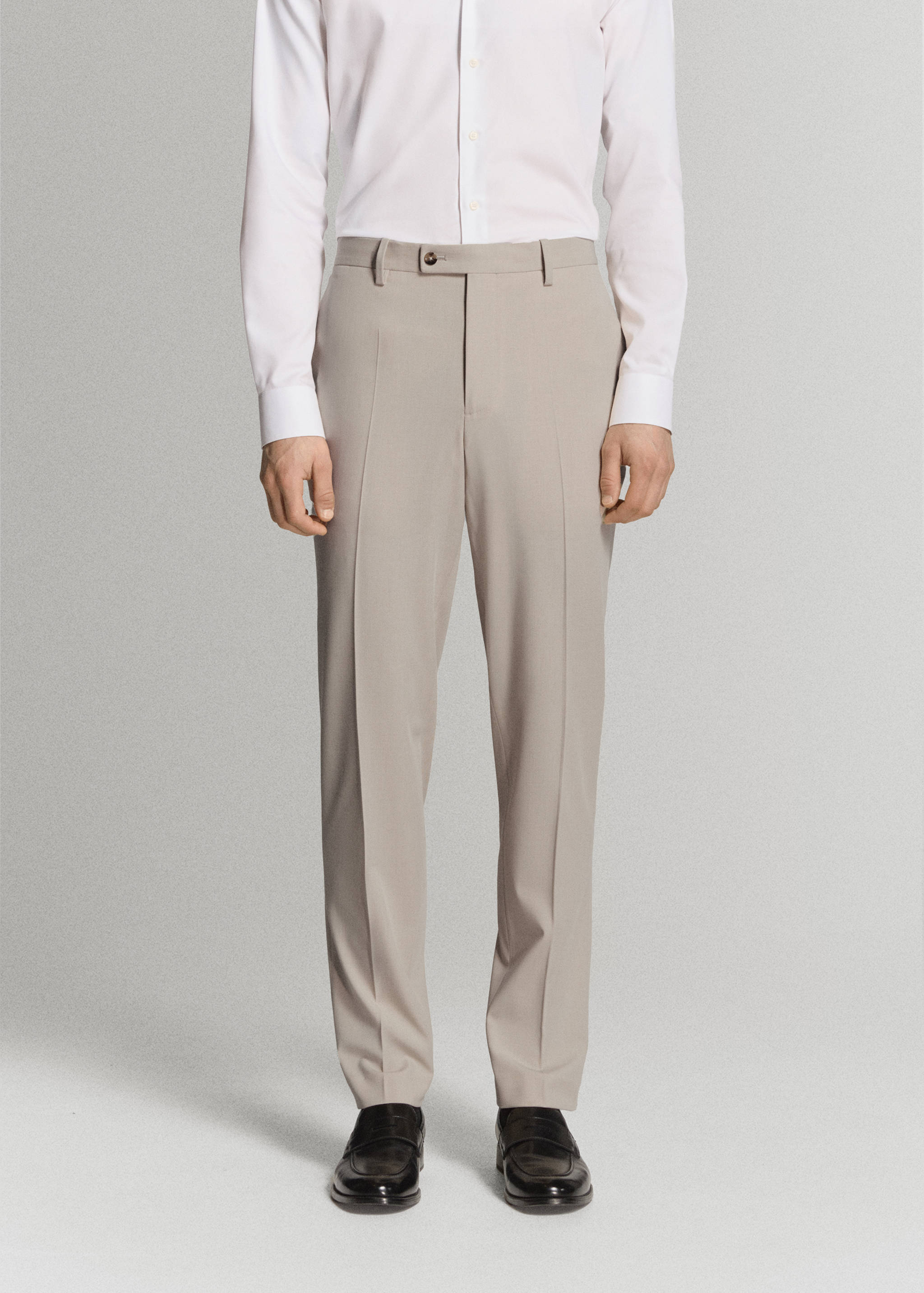 Pantalón traje Milán slim fit - Plano medio