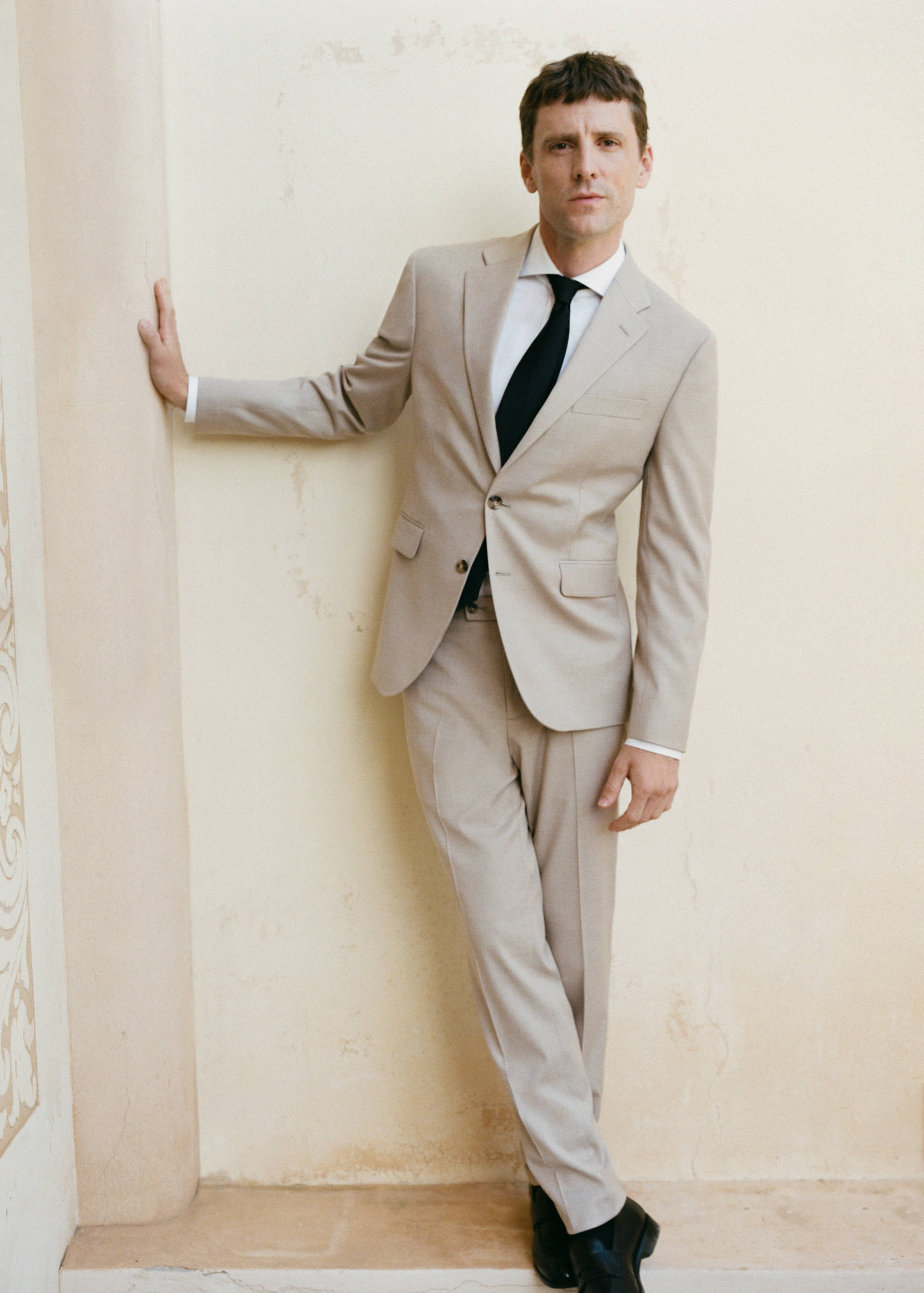 Milan slim-fit suit trousers - Details of the article 7