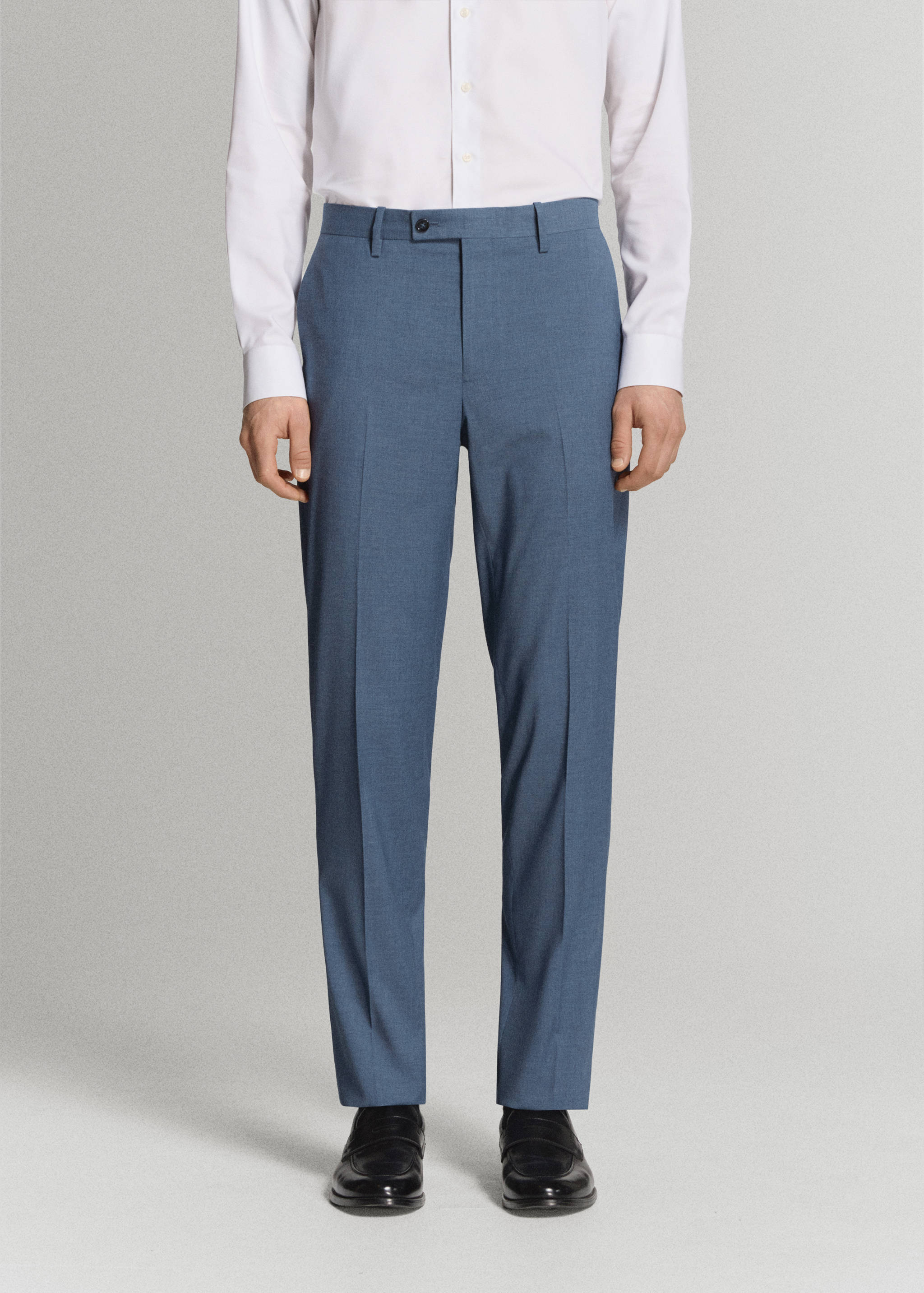 米兰修身版型西装裤 - null