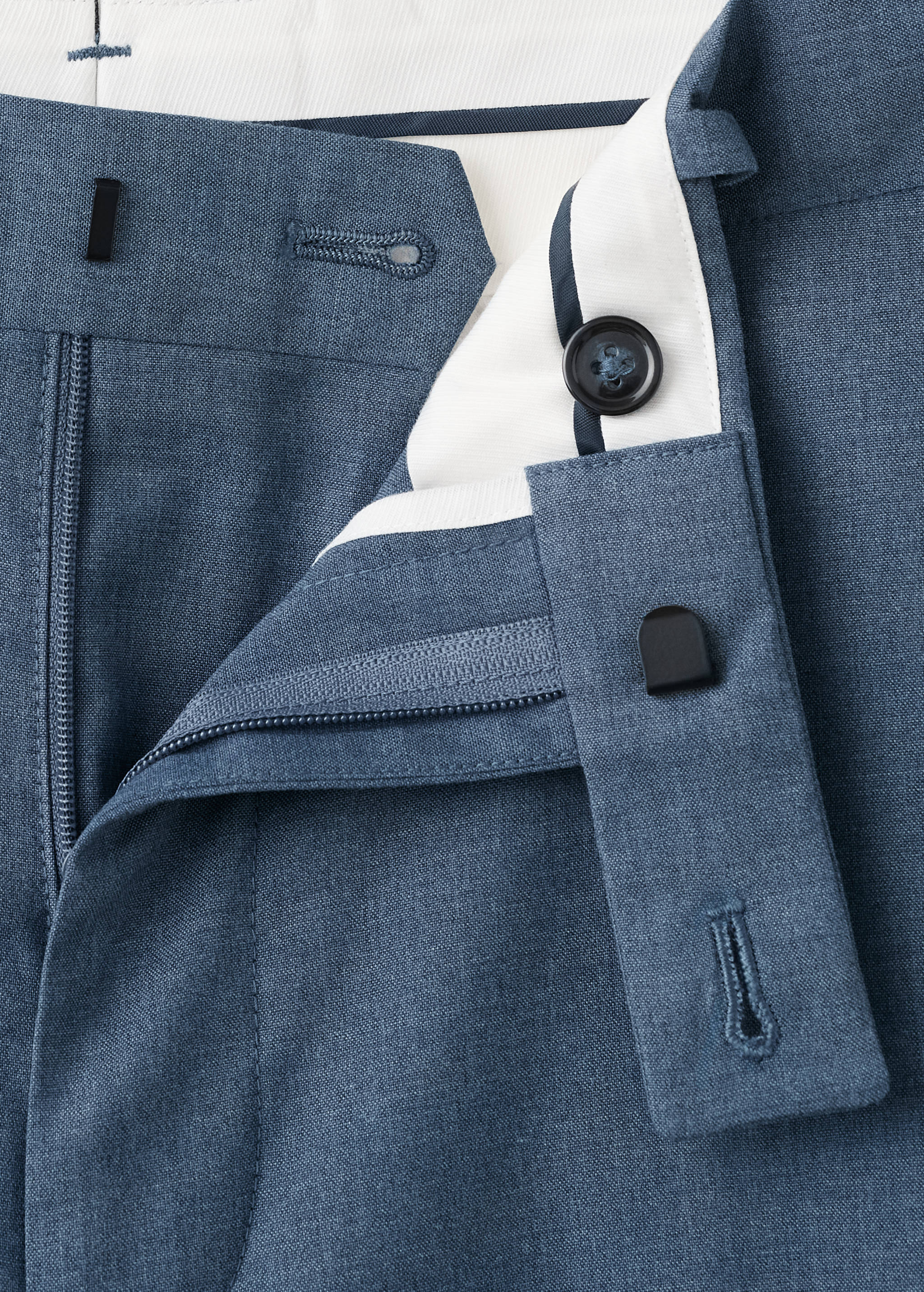 Milan slim-fit suit trousers - Details of the article 8