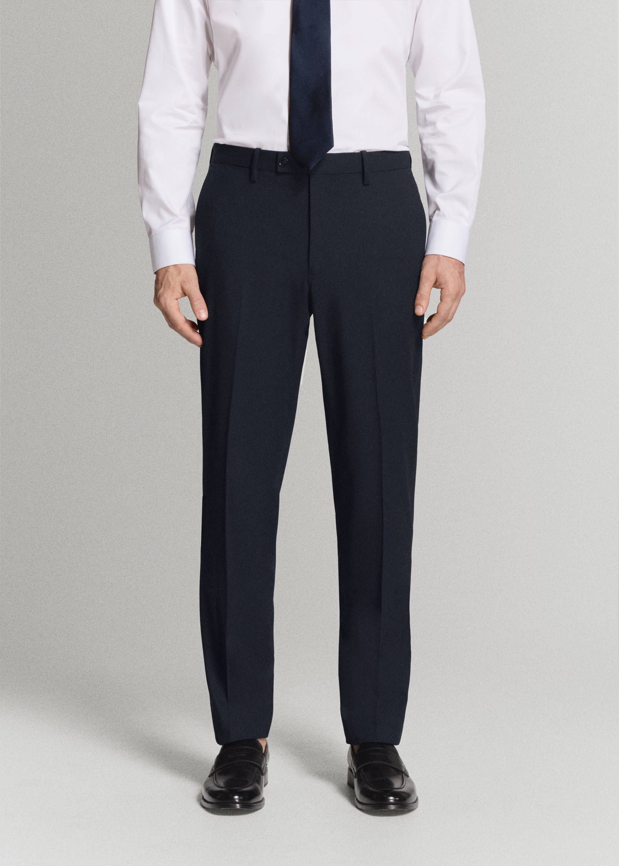 Pantalón traje Mónaco slim fit - Plano medio