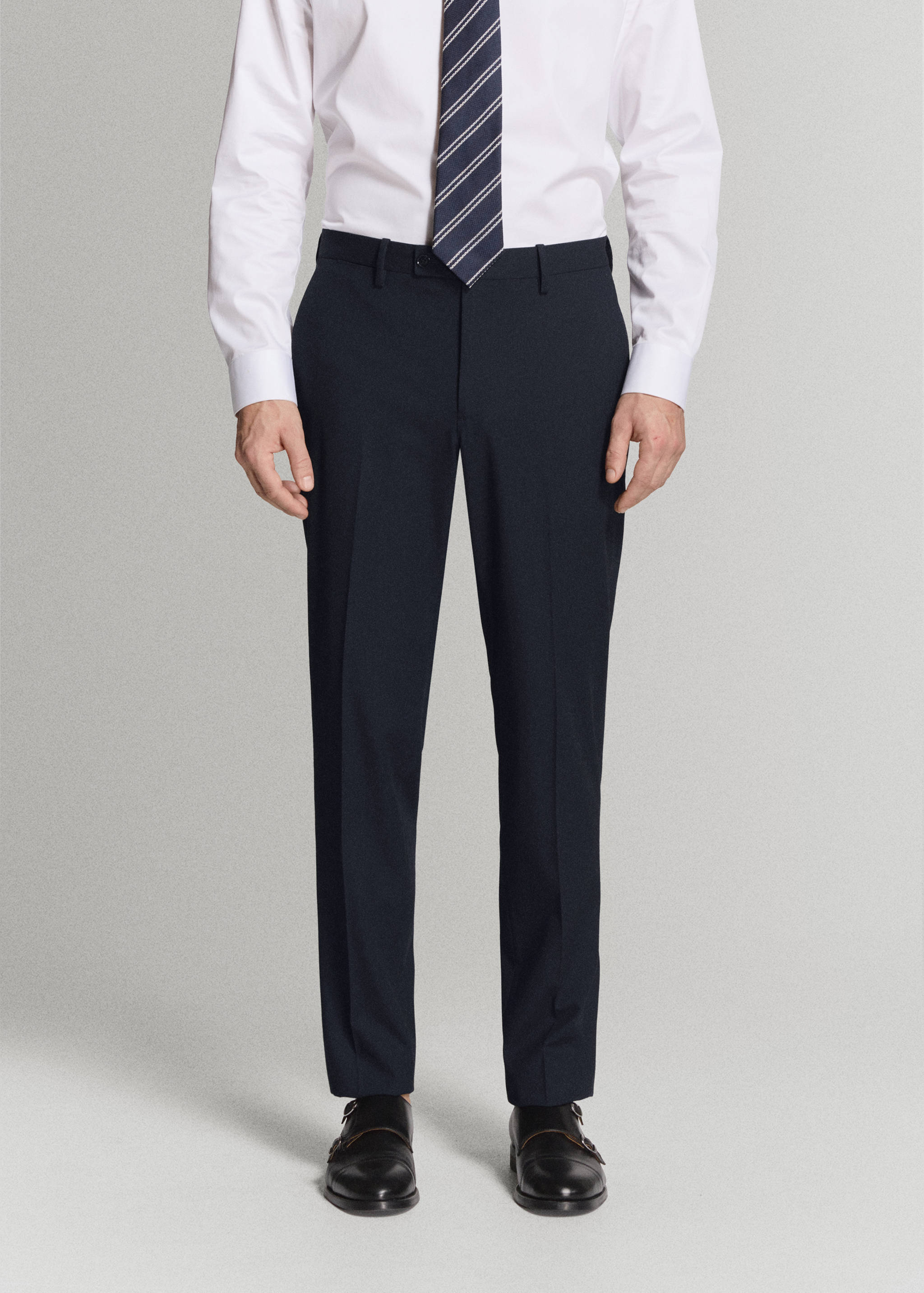 Костюмные брюки Monaco slim fit - Средний план