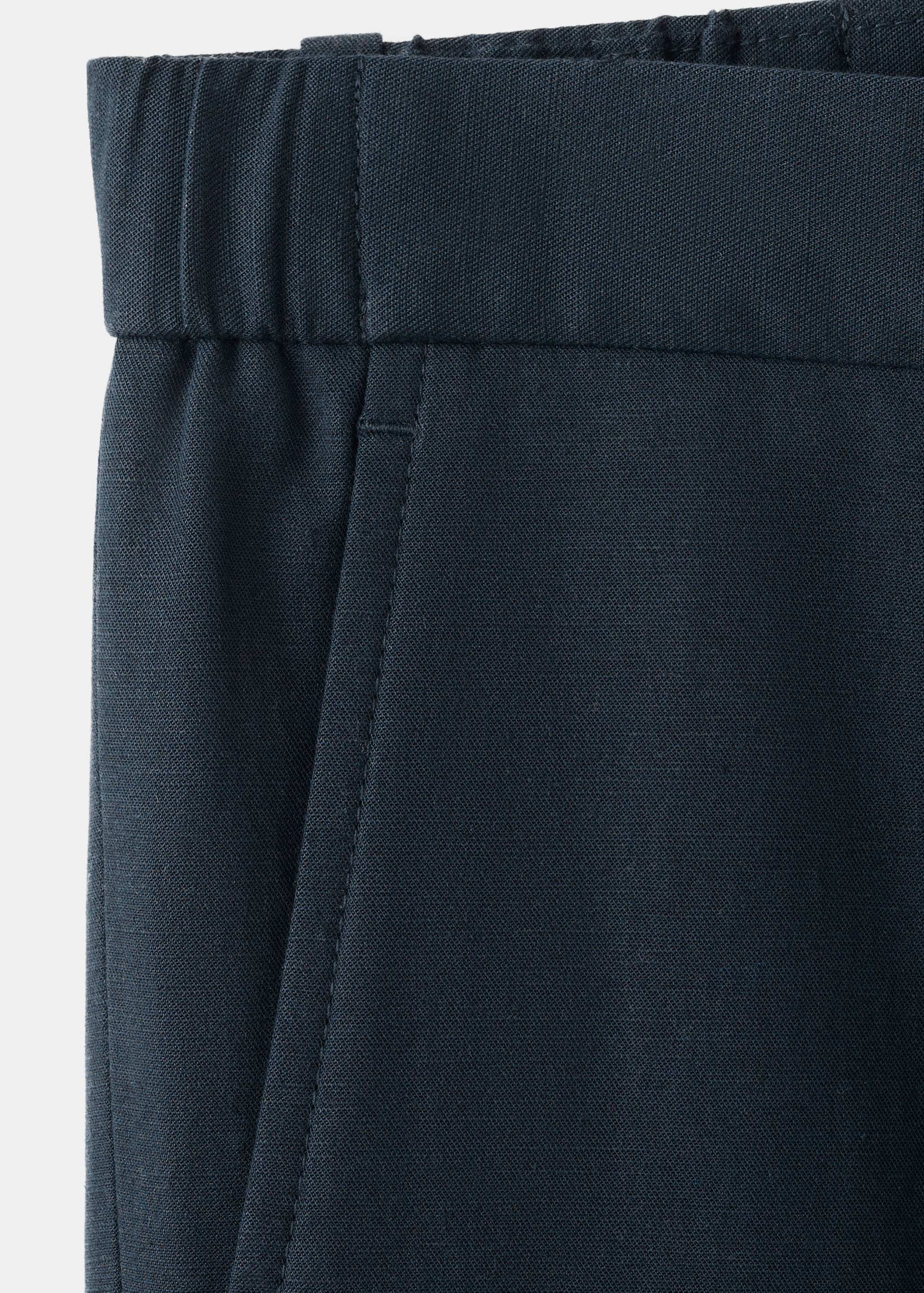 Slim-fit linen-lyocell-blend pants - Details of the article 8