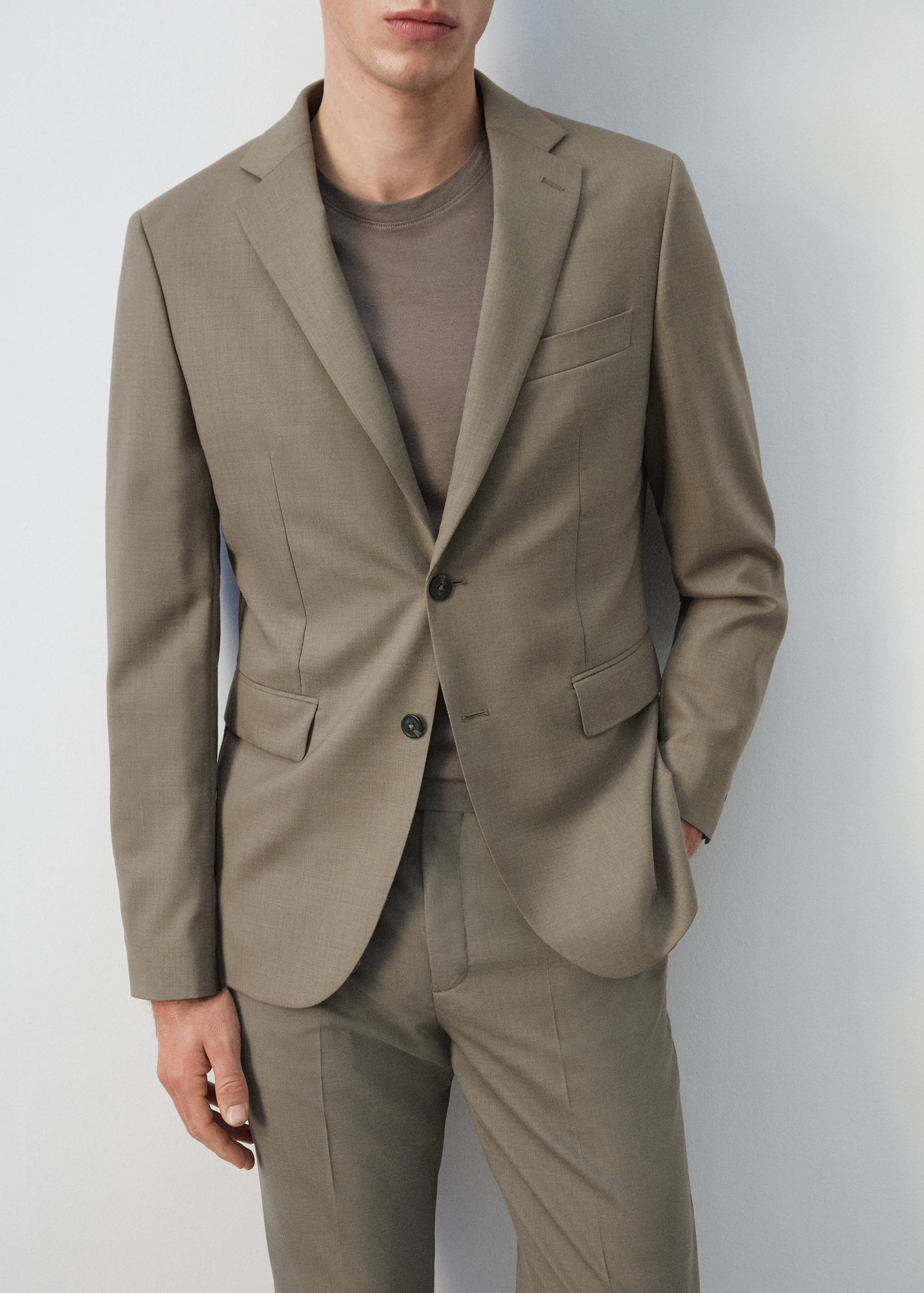 Костюмный пиджак Turin 100% шерсть - Деталь изделия 6