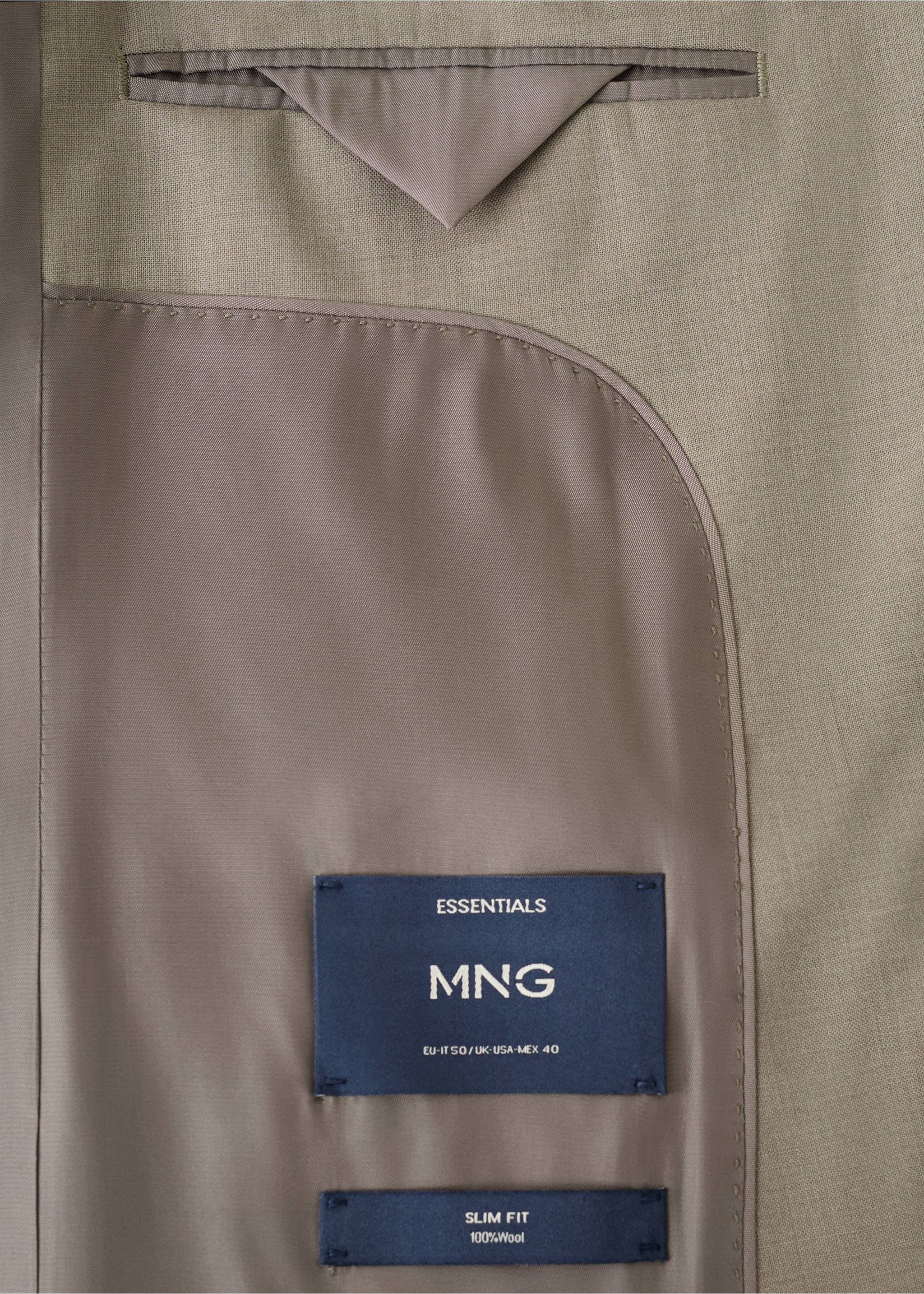 Americana traje Turín 100% lana - Detalle del artículo 0, Marrón medio. Ref: 27091269-00.