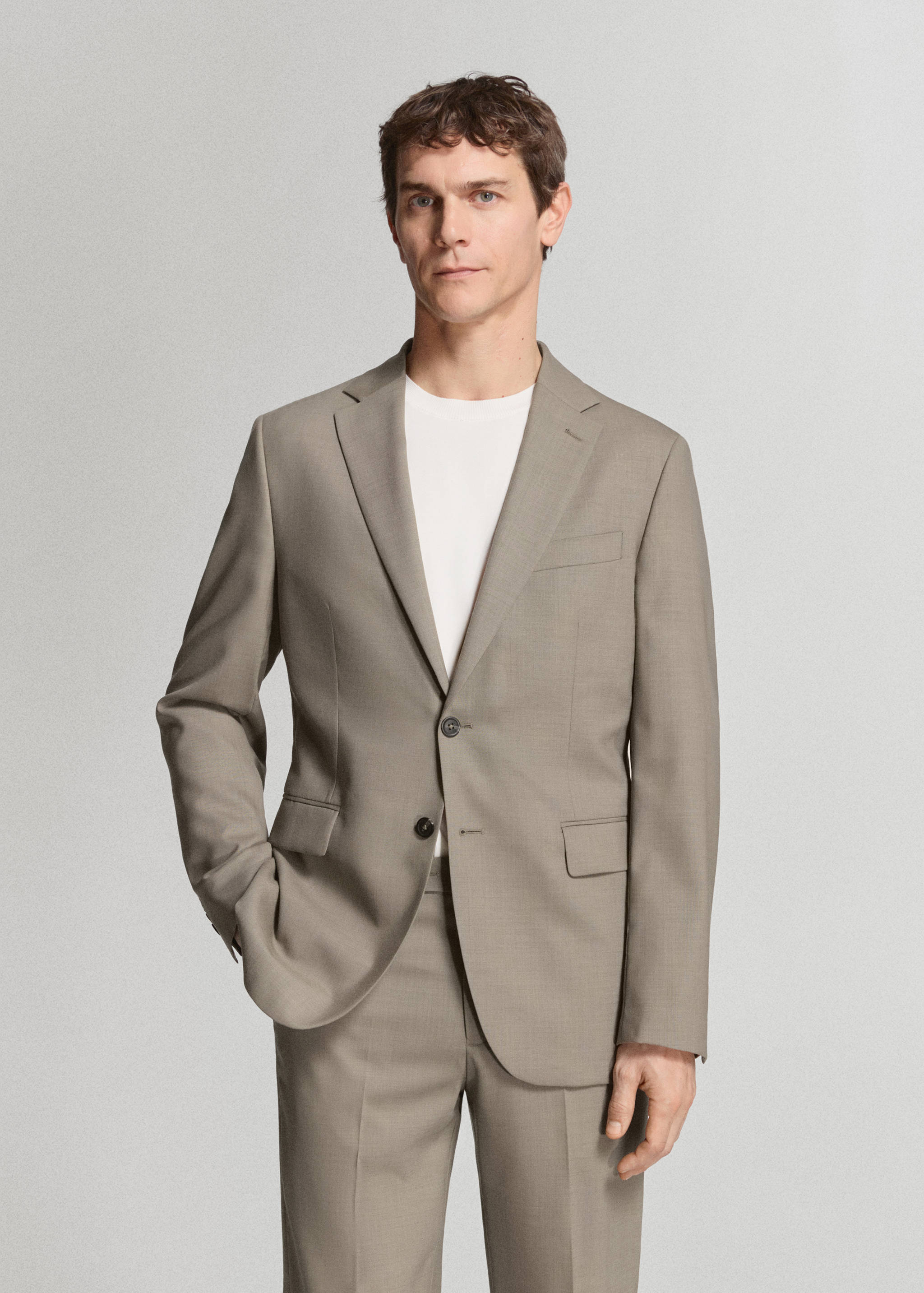 Turin 100% wool suit jacket - Medium plane
