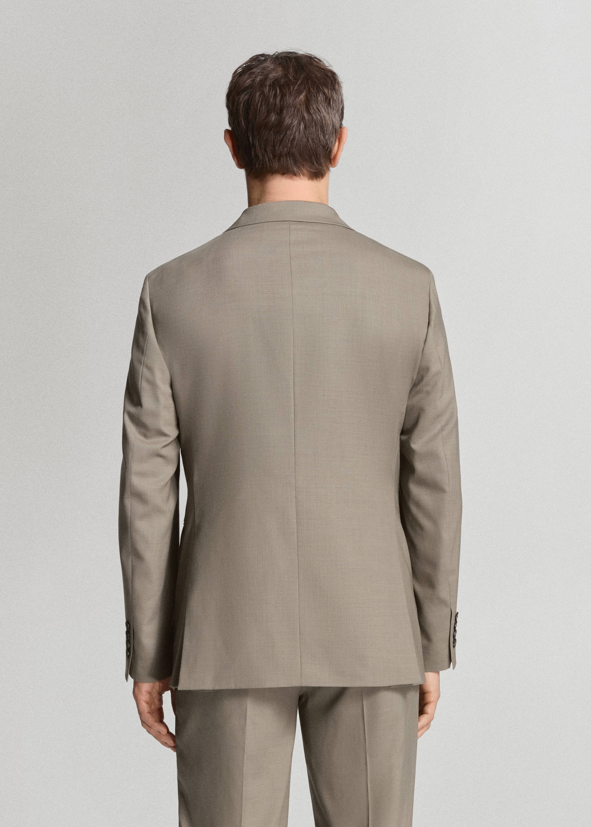 Turin 100% wool suit jacket - Reverse of the article